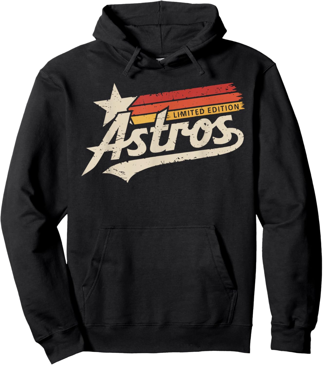 Vintage Astros Retro Style Classic Hoodie - Hoodie | Black