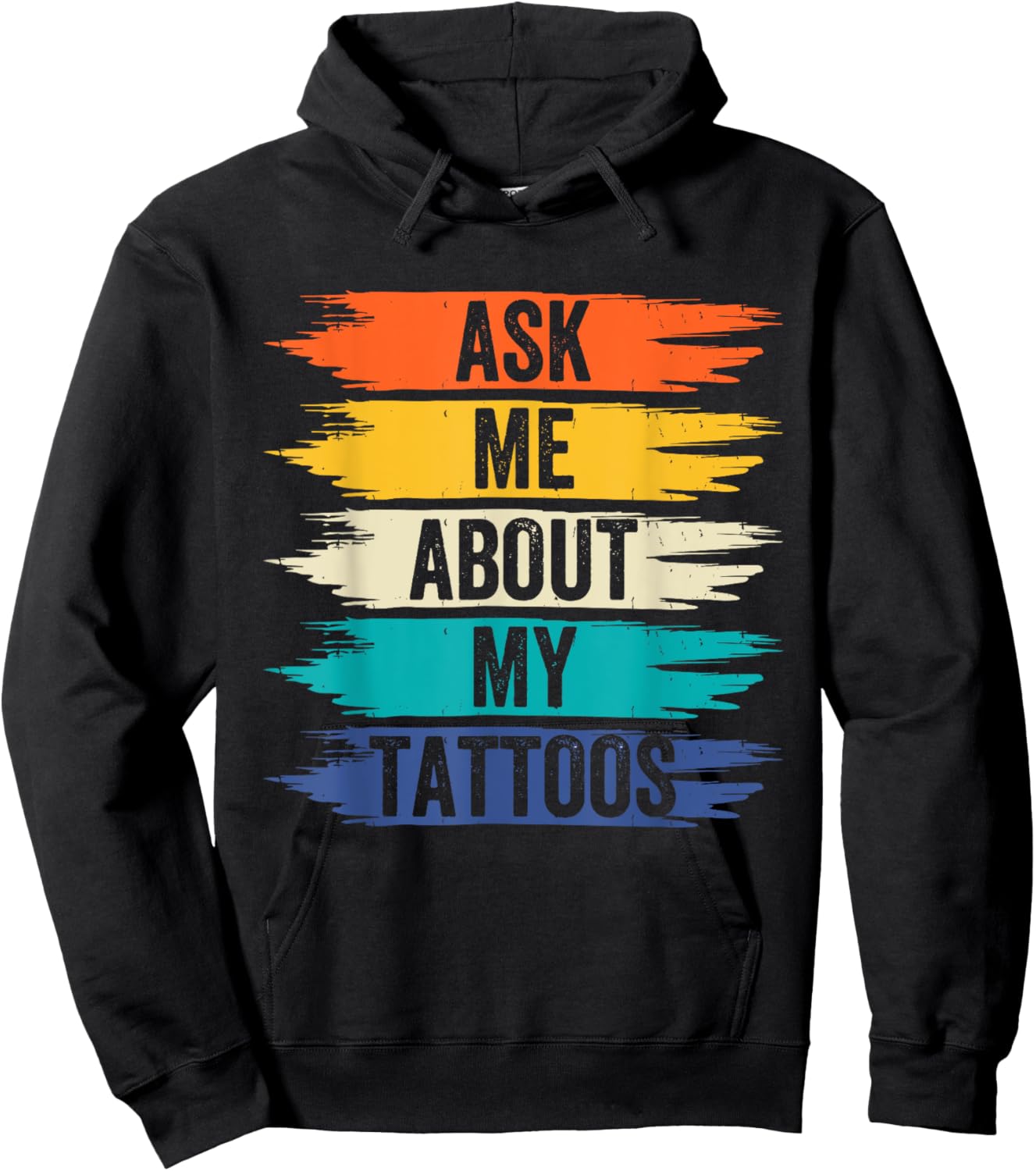 Retro Vintage Hoodie - Hoodie | Black
