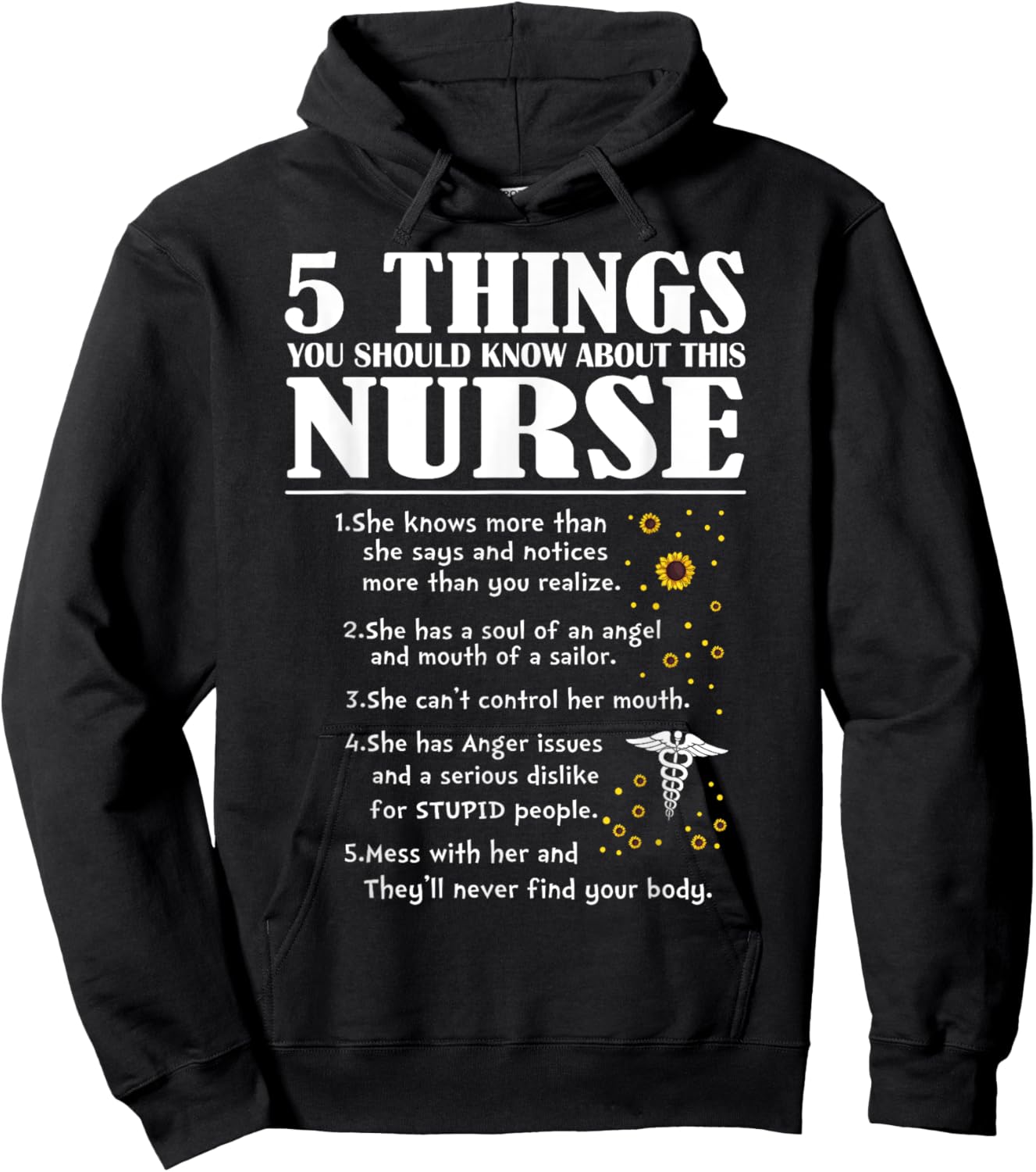 5 Things You Should Know About This Nurse Hoodie - Hoodie | Black