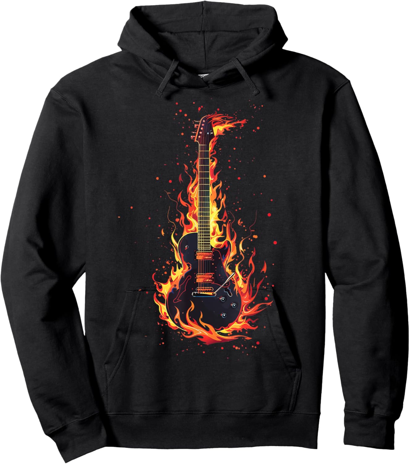 Guitar Guitars Player Guitarist Hoodie - Hoodie | Black