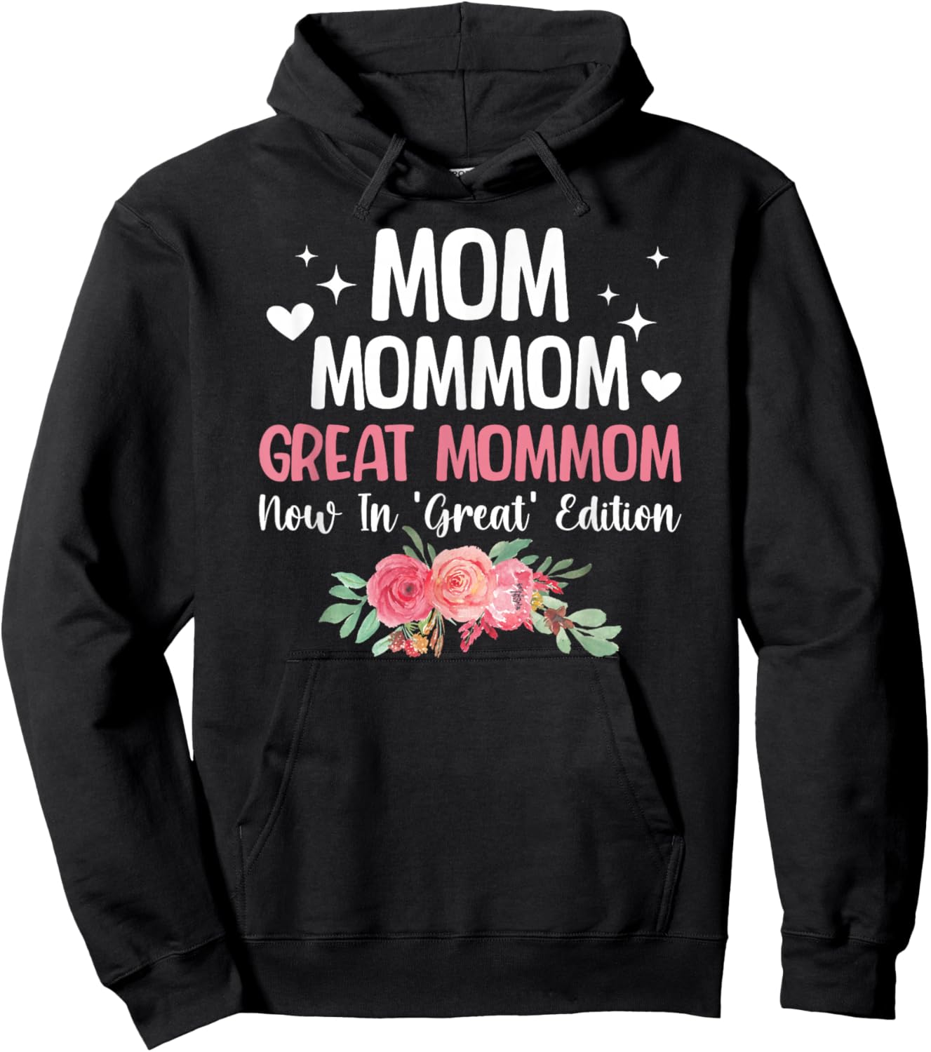 Great Mommom Now In Great Edition Great Mommom Hoodie - Hoodie | Black