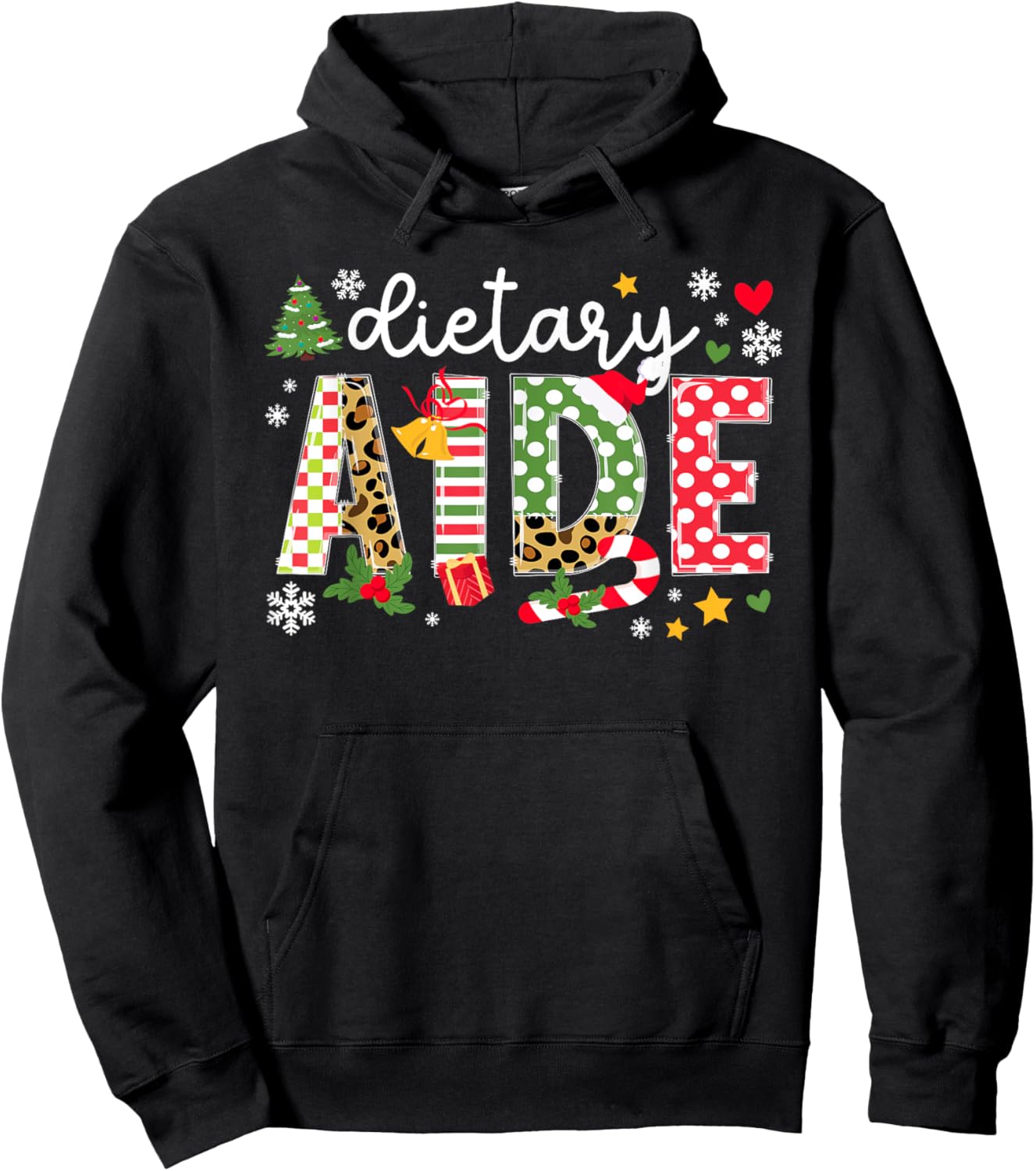 Dietary Aide Christmas Dietary Aide Xmas Party Hoodie - Hoodie | Black
