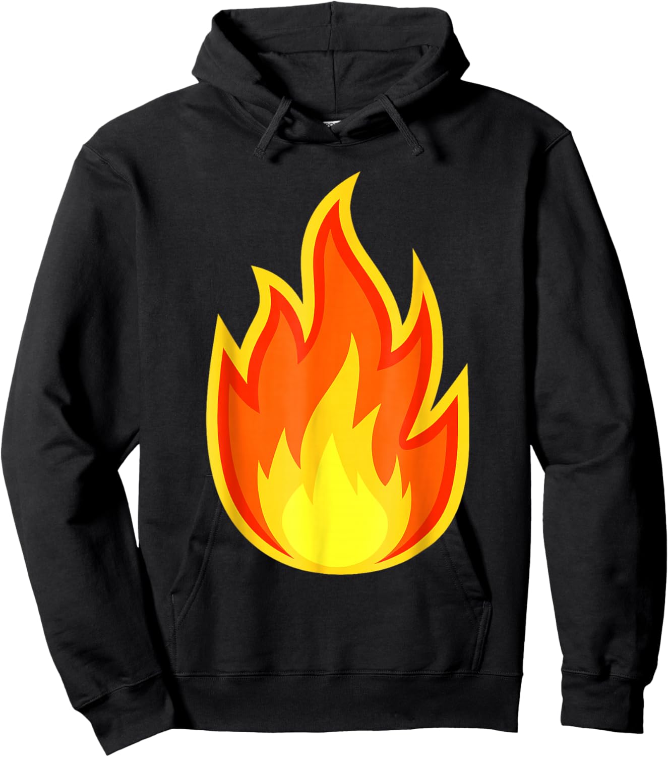 Fire Flame Shirt Adult Kids Men Women Fire Flame Costume Hoodie - Hoodie | Black