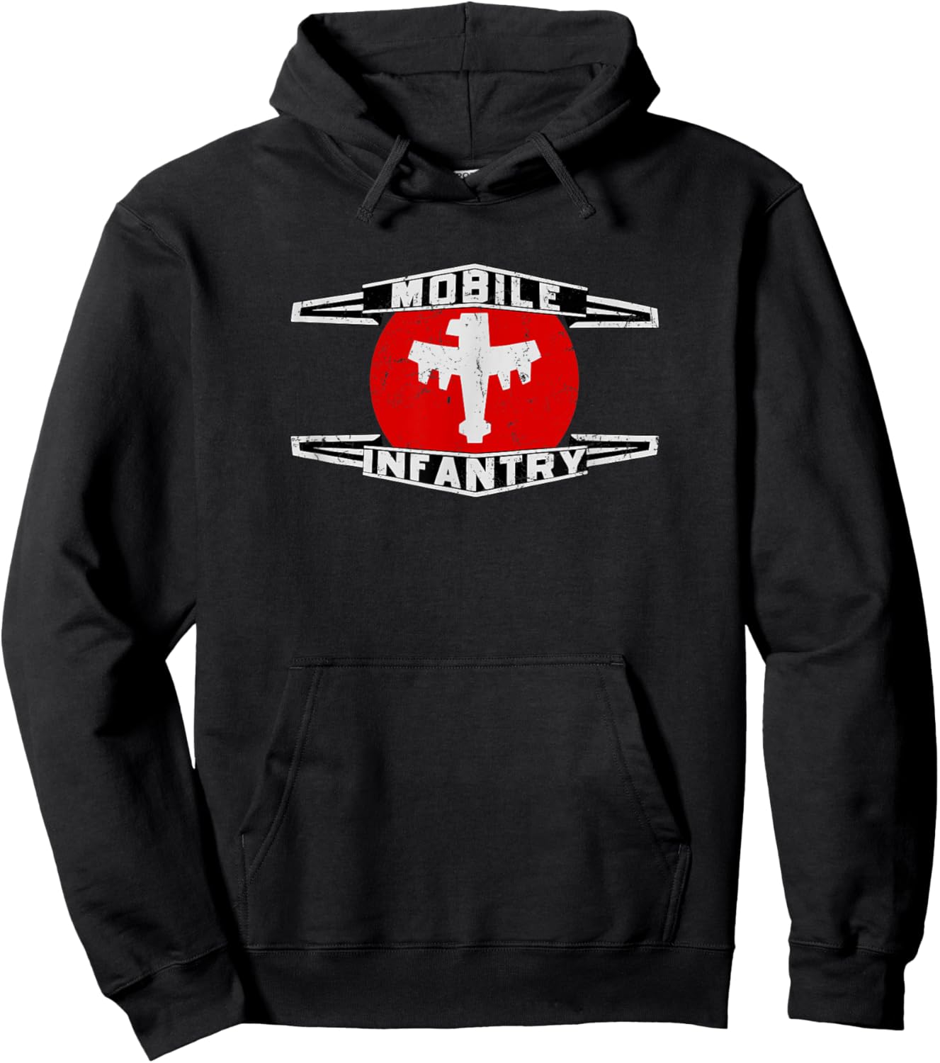 Mobile Infantry - Pre-distressed - Starship Hoodie - Hoodie | Black