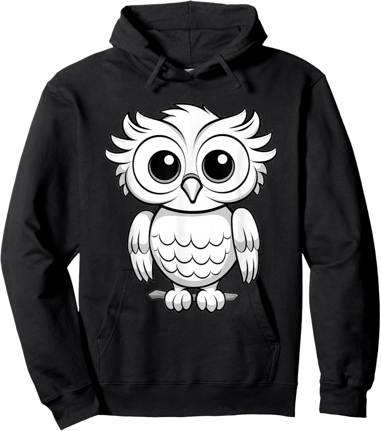 Kids Owl Hoodie - Hoodie | Black