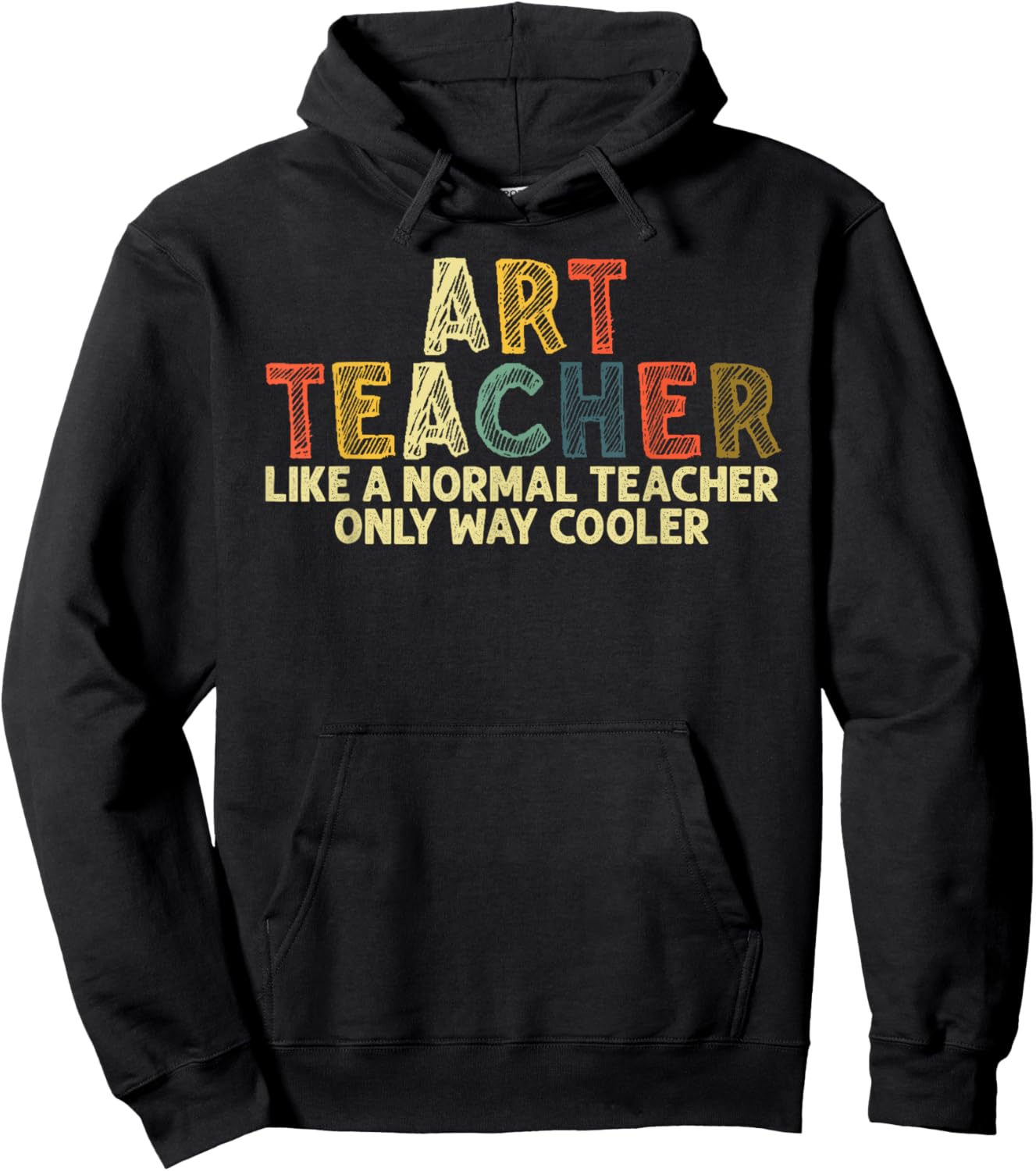 Art Teacher Design Women Artist Teaching Art School Hoodie - Hoodie | Black