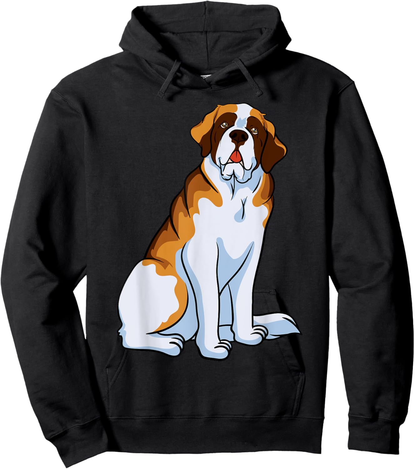 Saint Bernard Owner Breeder Fur Parent Barry Dog Lover Men Women Kids Hoodie - Hoodie | Black