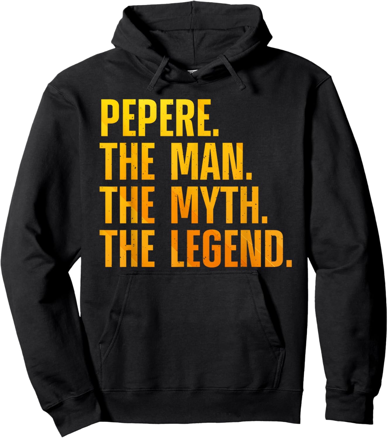 Pepere Design For Grandpa Grandfather From Grandkids Pepere Hoodie - Hoodie | Black