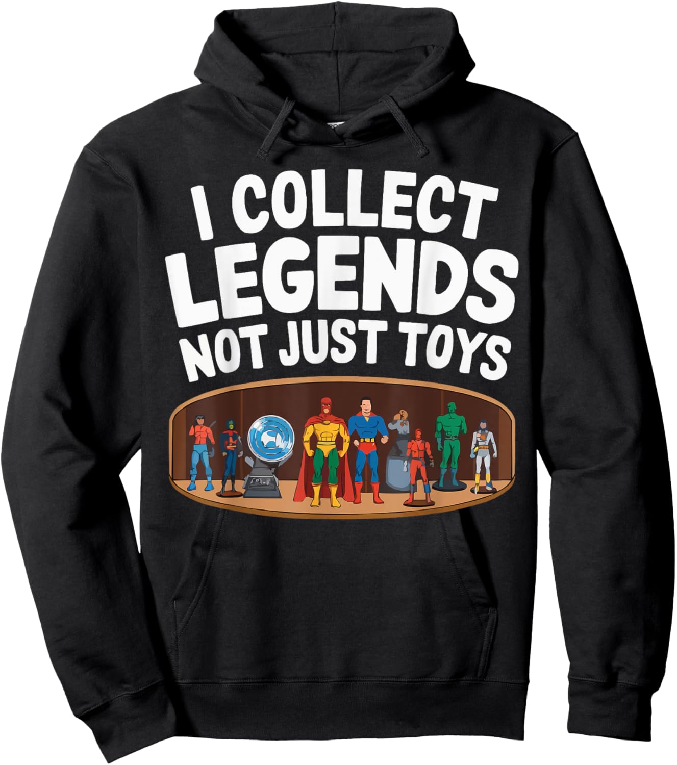 Action Figure Collector Toy Enthusiast Toy Collecting Hoodie - Hoodie | Black
