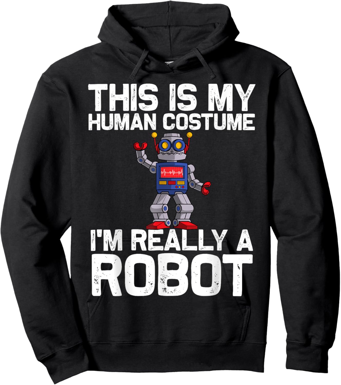 Robot Art Women Kids Robotics Engineer Robot Lover Hoodie - Hoodie | Black