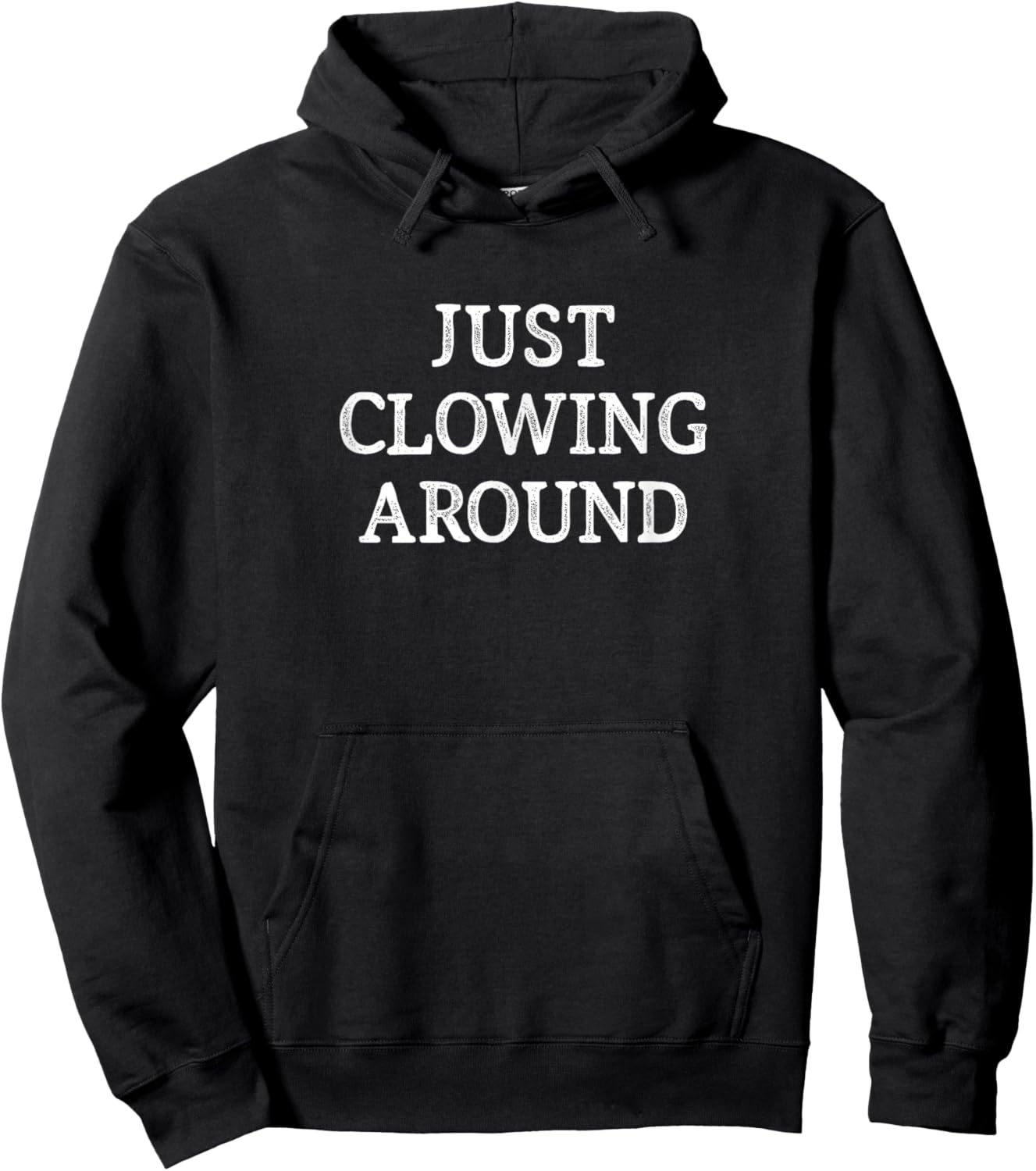 Just Clowning Around - Vintage Style Hoodie - Hoodie | Black