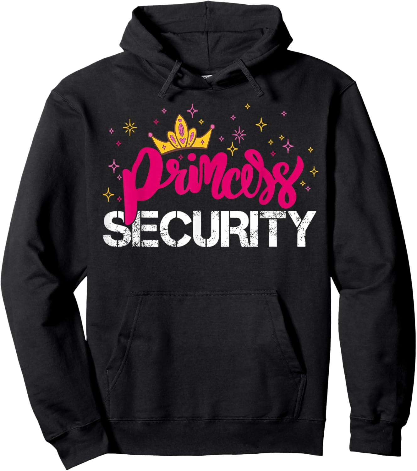 Princess Security Funny Graphic Halloween Hoodie - Hoodie | Black