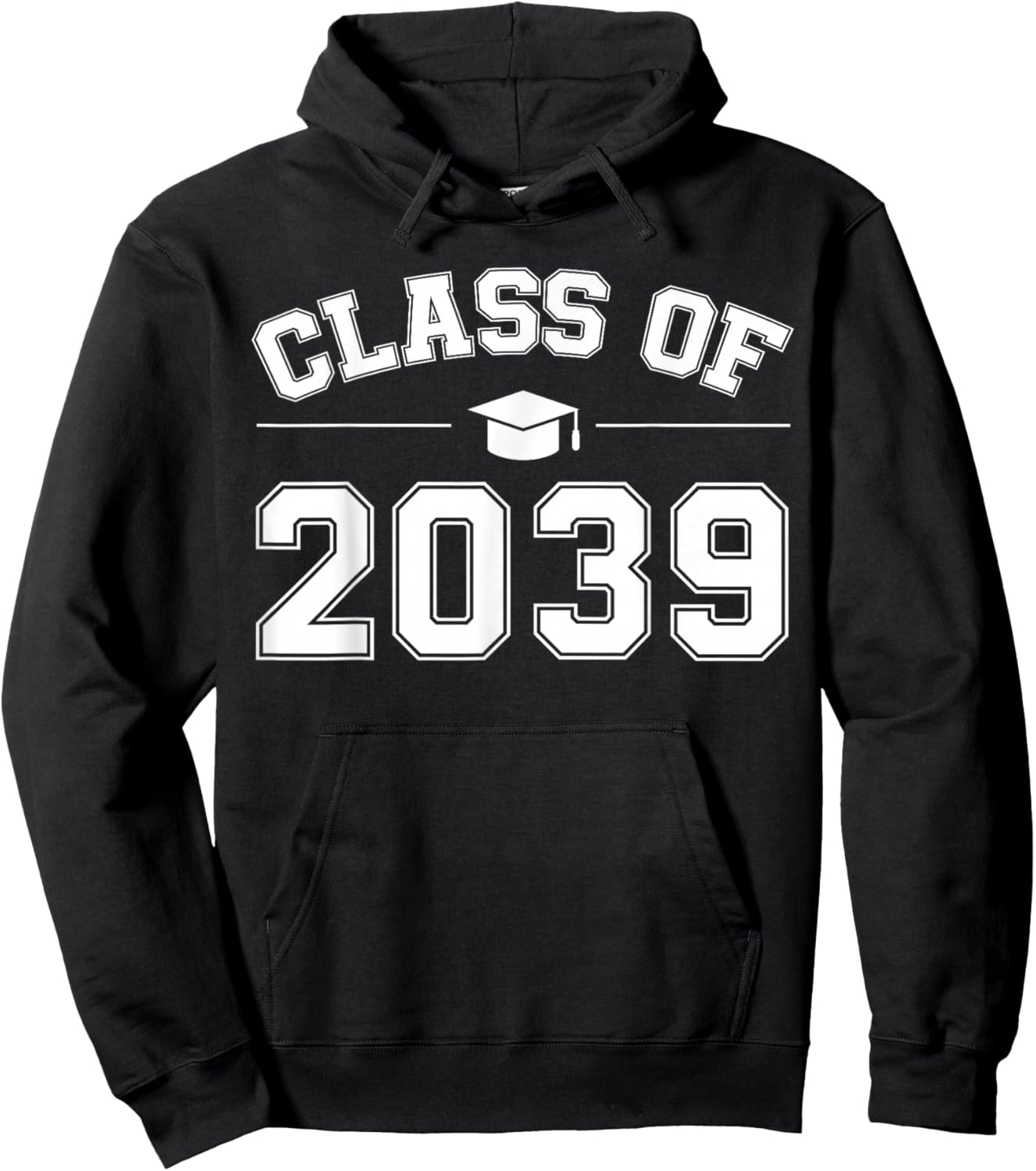 Class of 2039 Grow With Me First Day of School Graduation Hoodie - Hoodie | Black