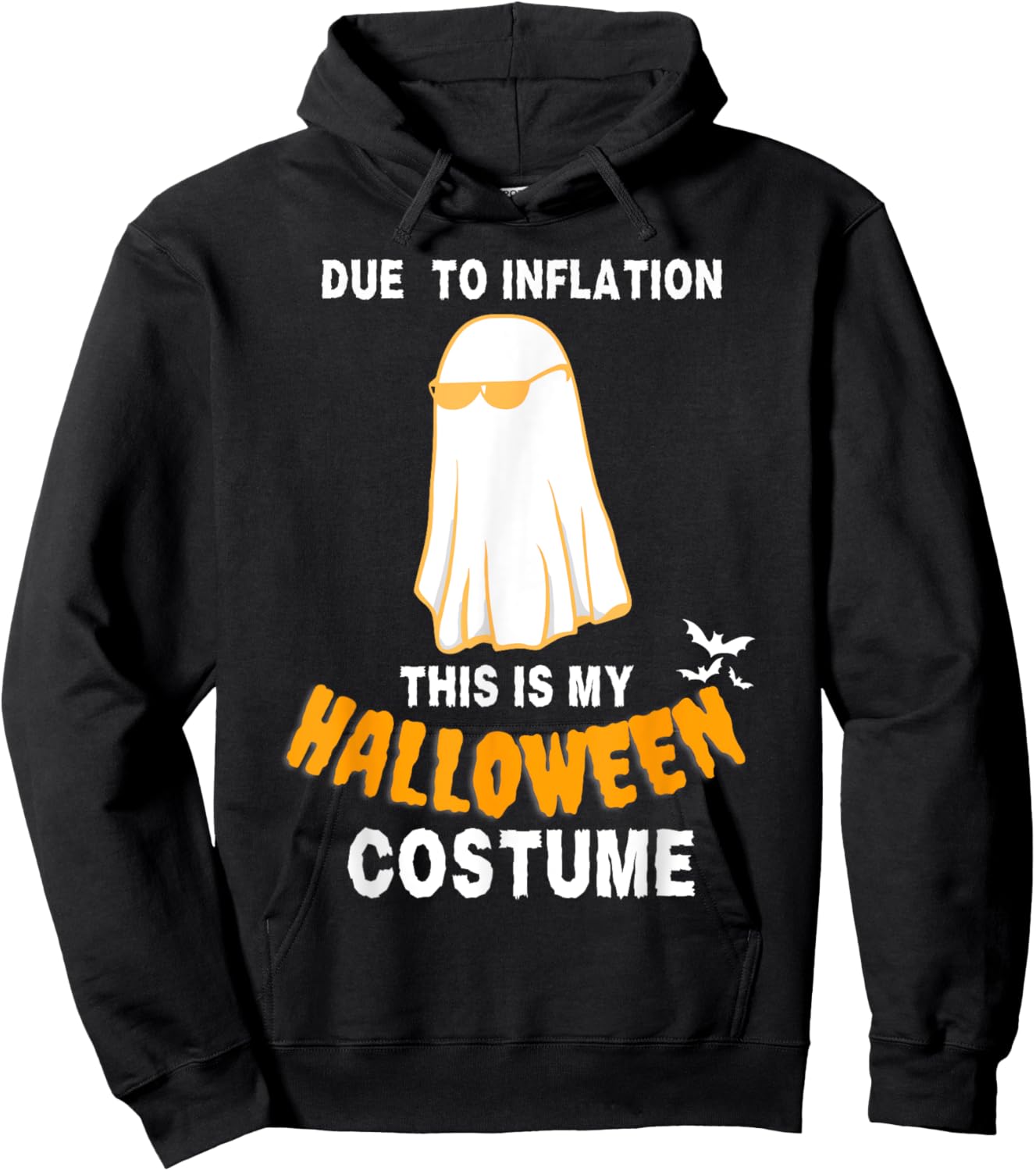 Due To Inflation This Is My Halloween Costume Stagflation Hoodie - Hoodie | Black