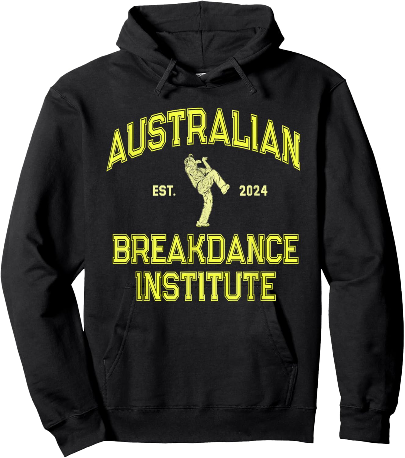Funny AUSTRALIAN BREAKDANCE INSTITUTE Breakdancing Costume Hoodie - Hoodie | Black