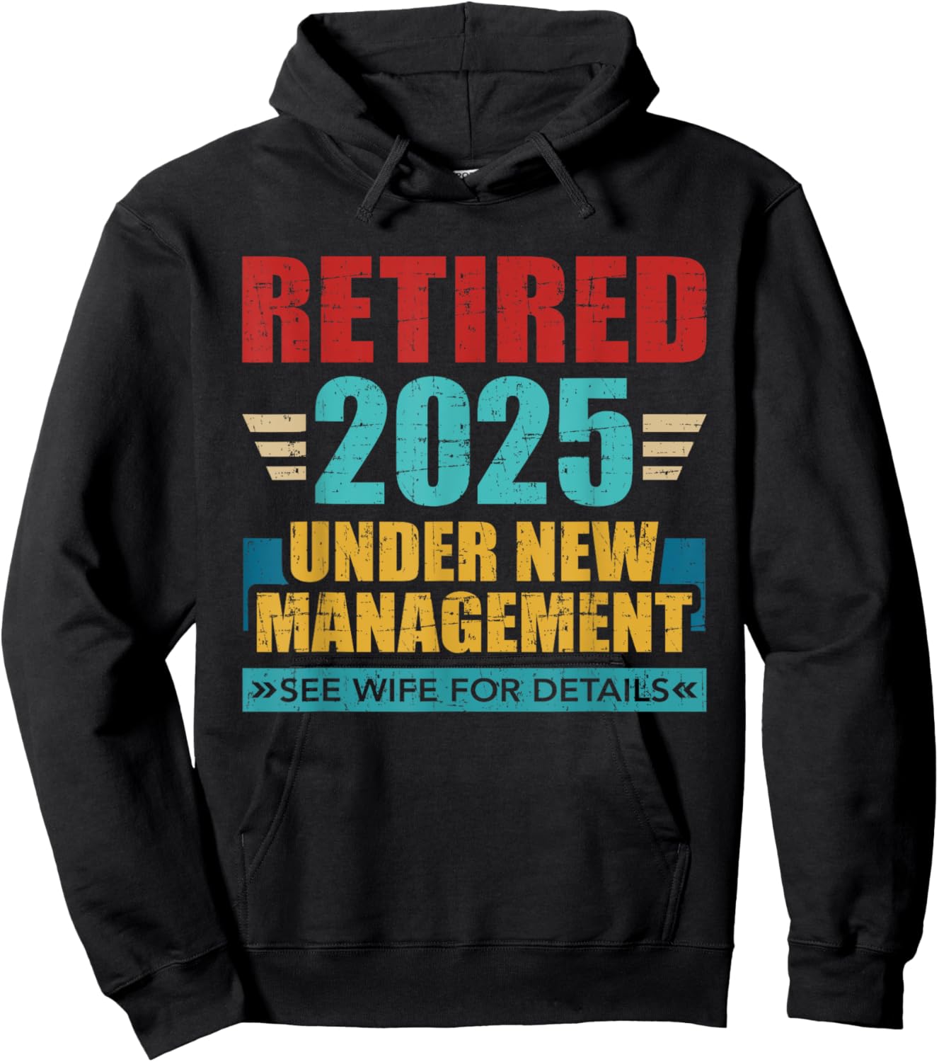 Retired 2025 under new management see wife for details Hoodie - Hoodie | Black