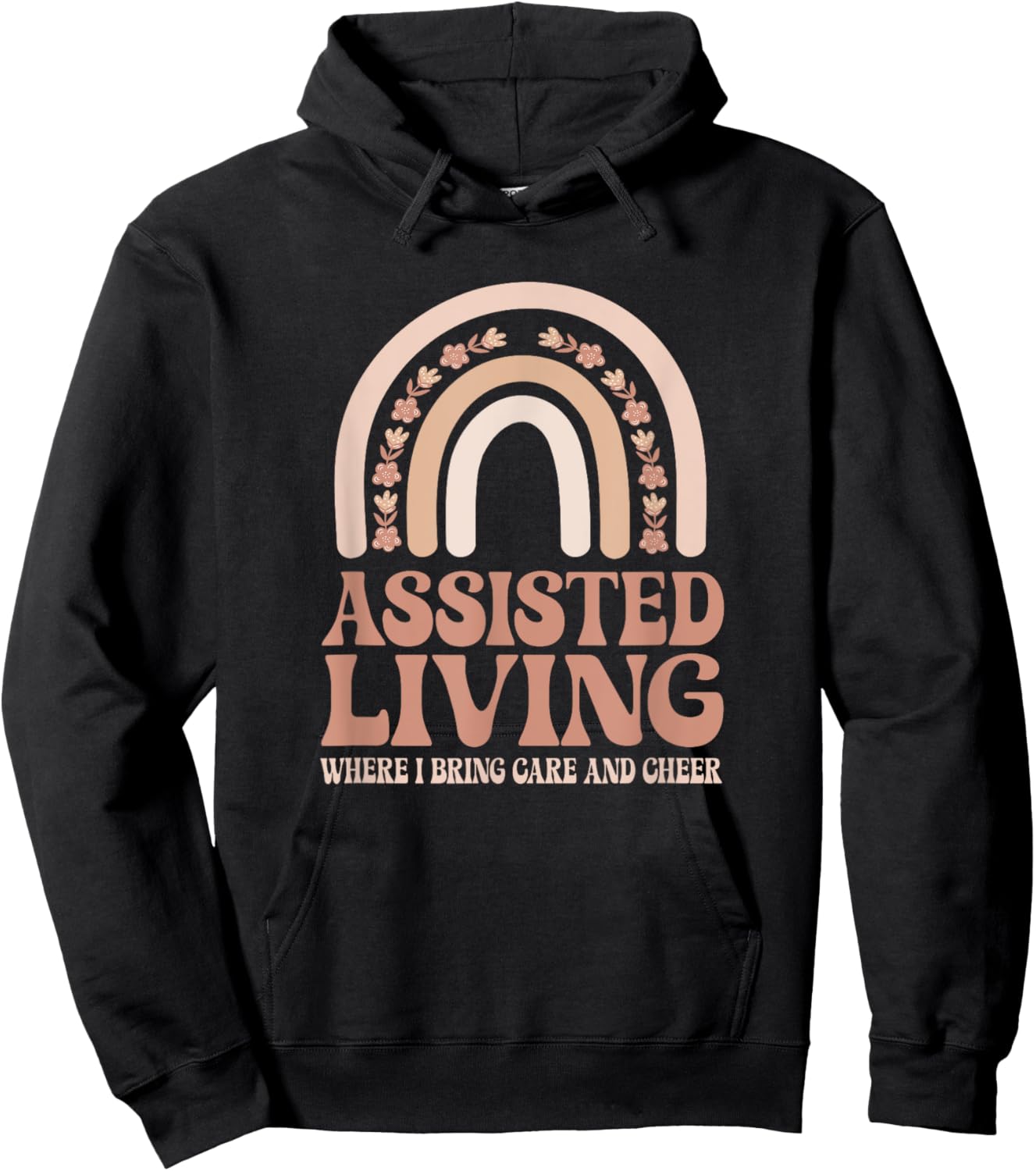 Assisted Living Hoodie - Hoodie | Black
