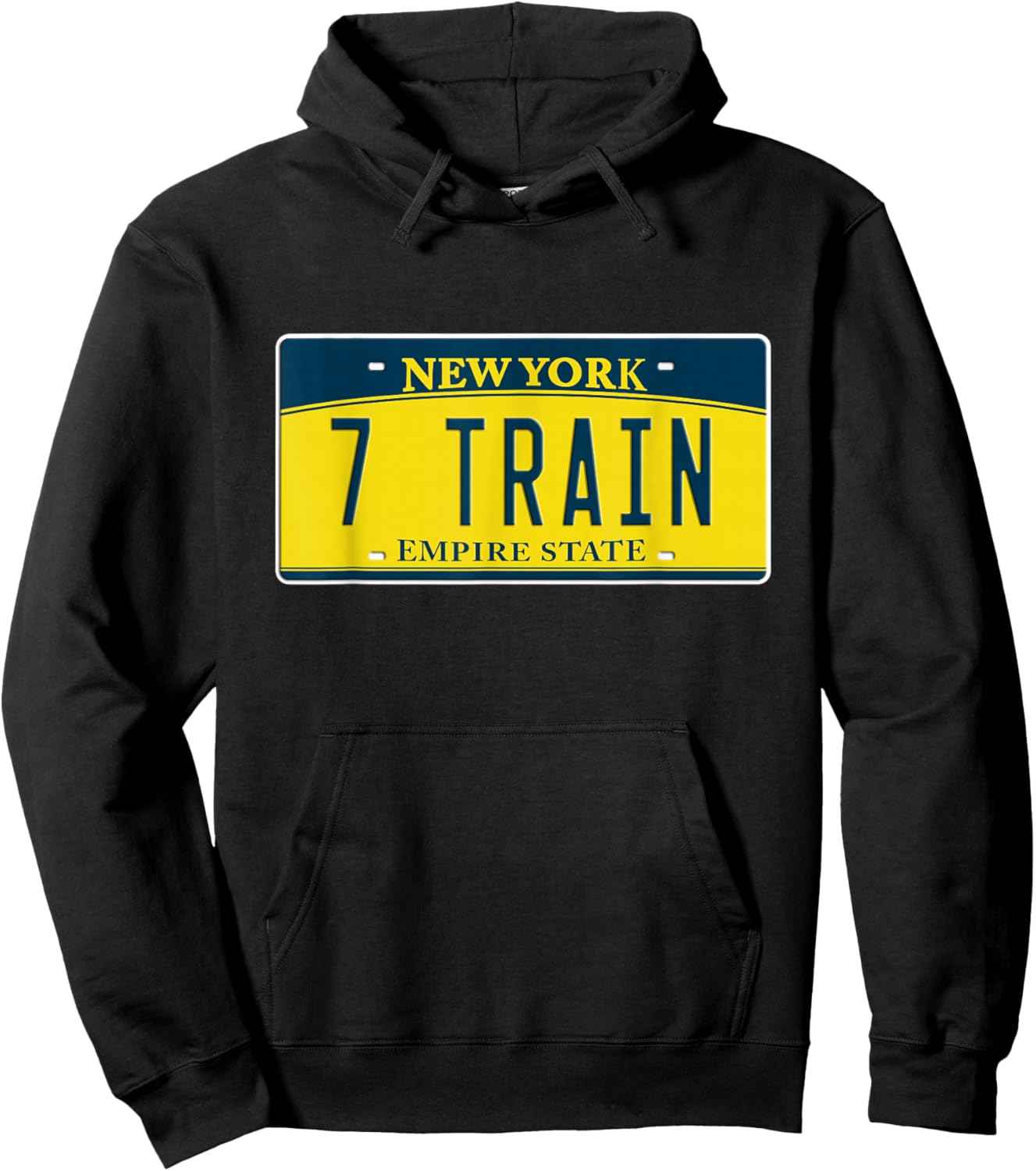 7 Train NYC Subway Flushing Queens Old New York Hoodie - Hoodie | Black