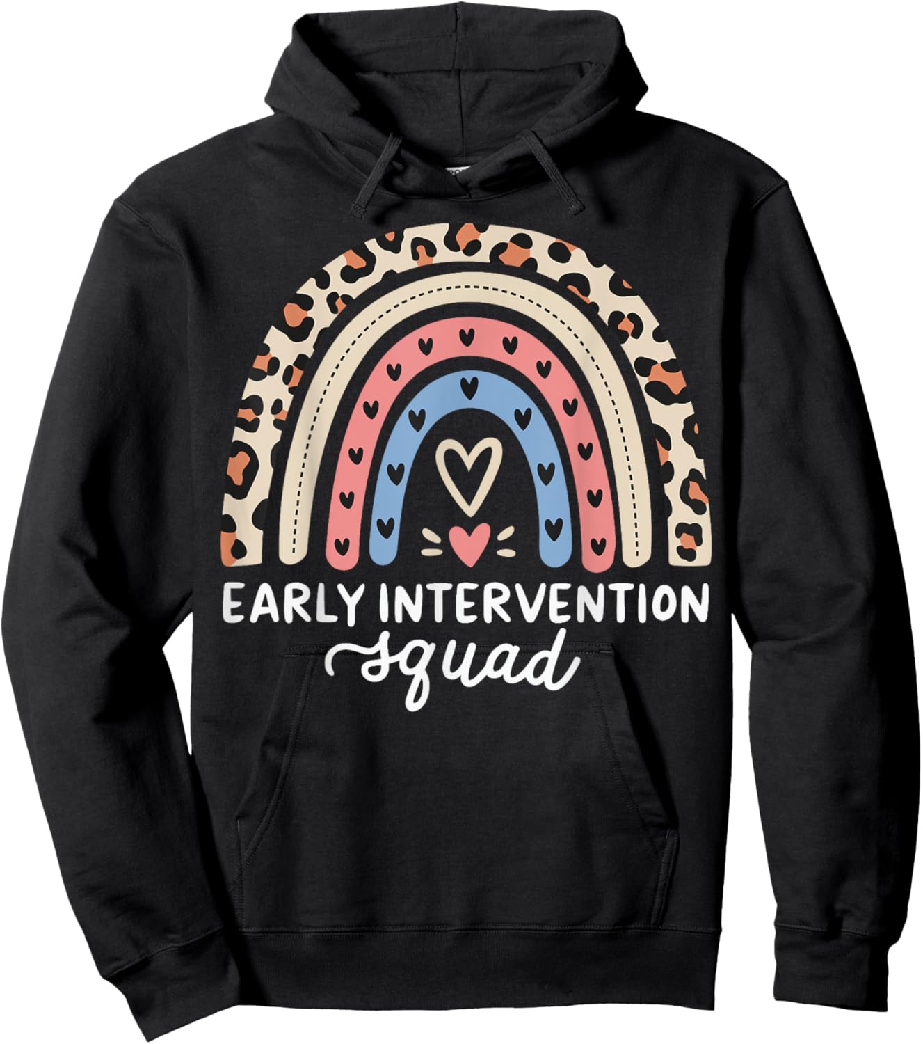 Early Intervention Squad Behavioral Intervention Hoodie - Hoodie | Black