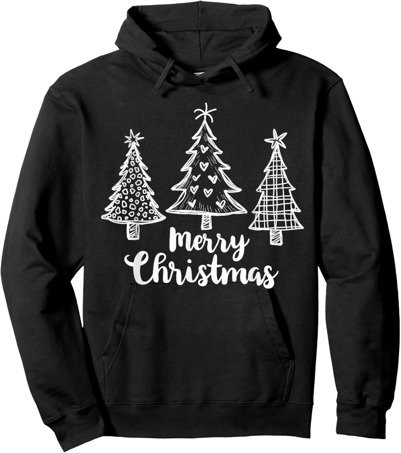 Merry Christmas Buffalo 2024 Santa Hat Edition Hoodie - Hoodie | Black