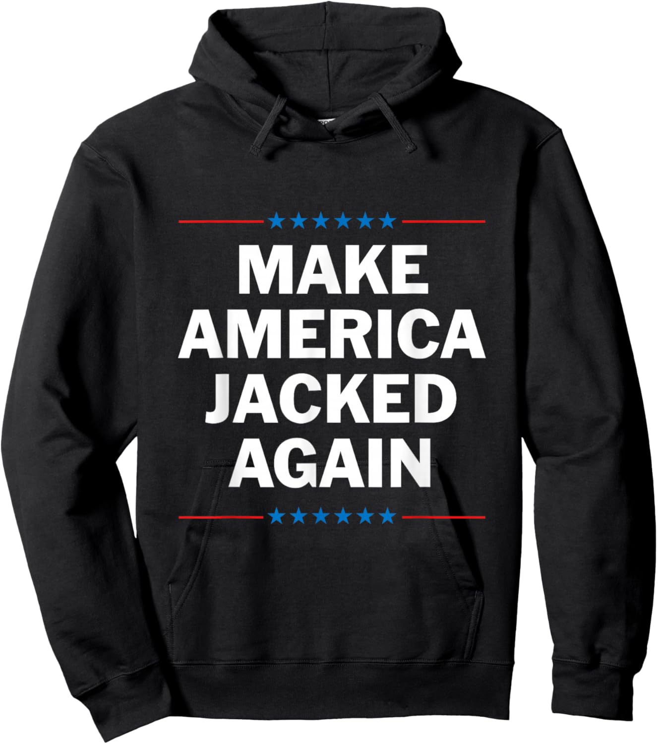 Make America Jacked Again Hoodie - Hoodie | Black