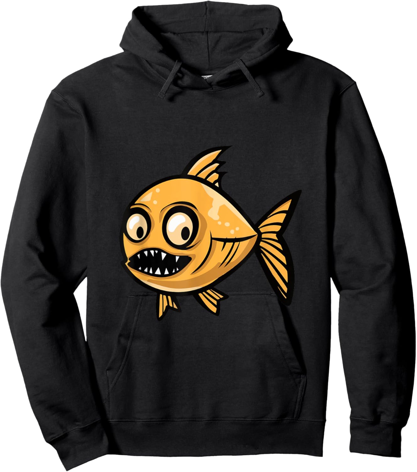 Funny Halloween Goldfish Zombie Hoodie - Hoodie | Black