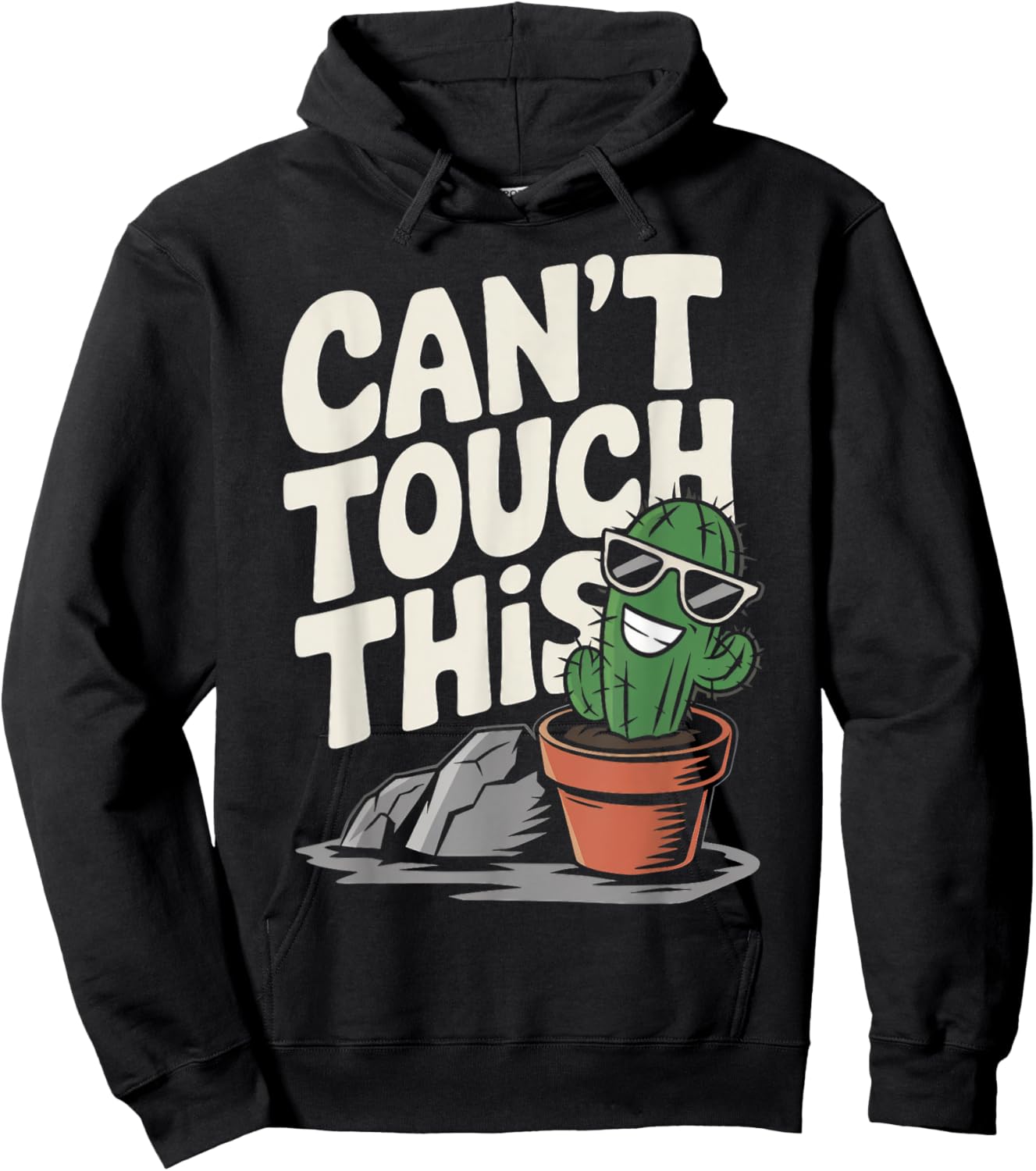 Can't Touch This Cool Cactus Hoodie - Hoodie | Black