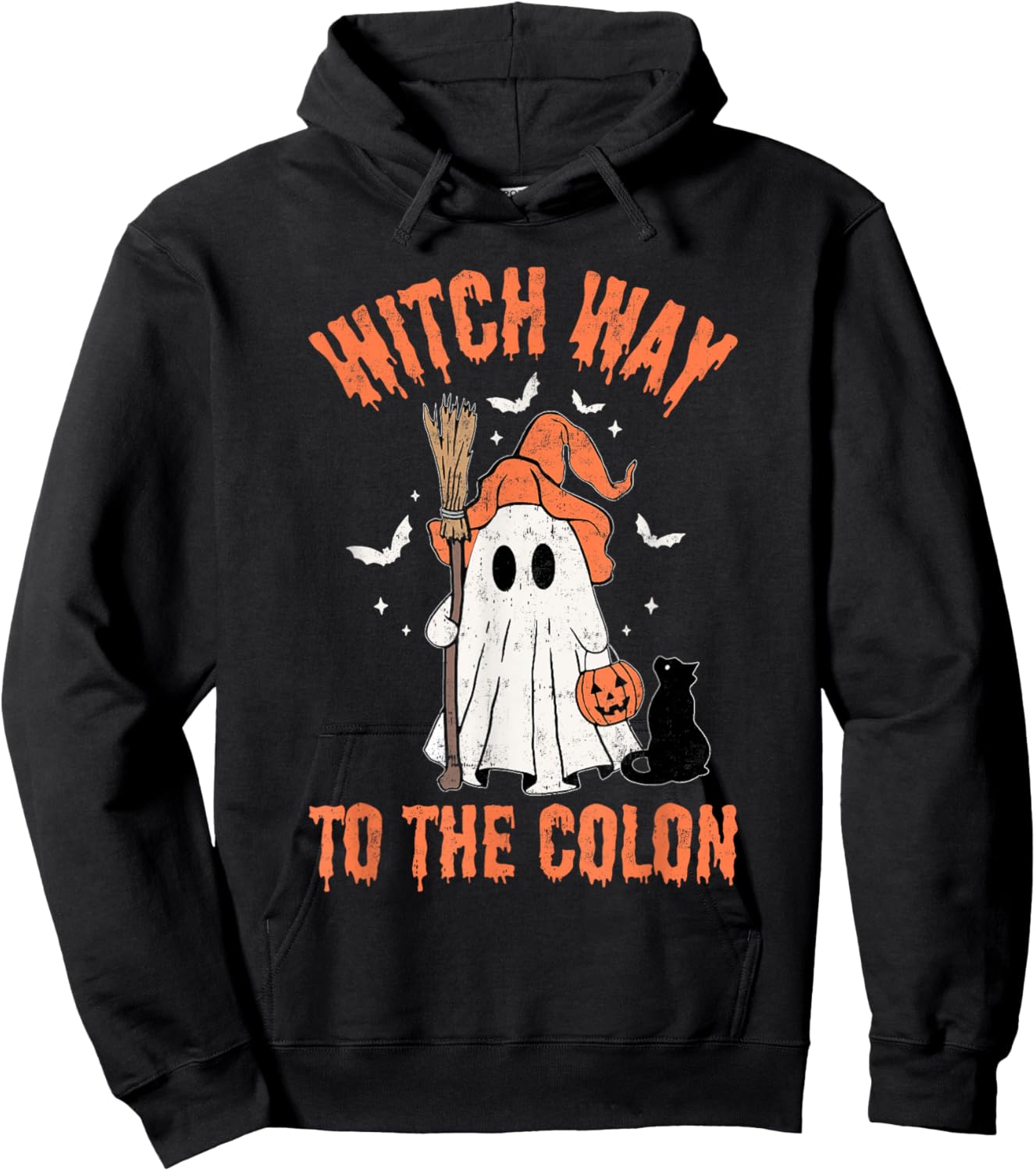 Endo Nurse Halloween Gastrointestinal Nurse Spooky GI T Cute Hoodie - Hoodie | Black