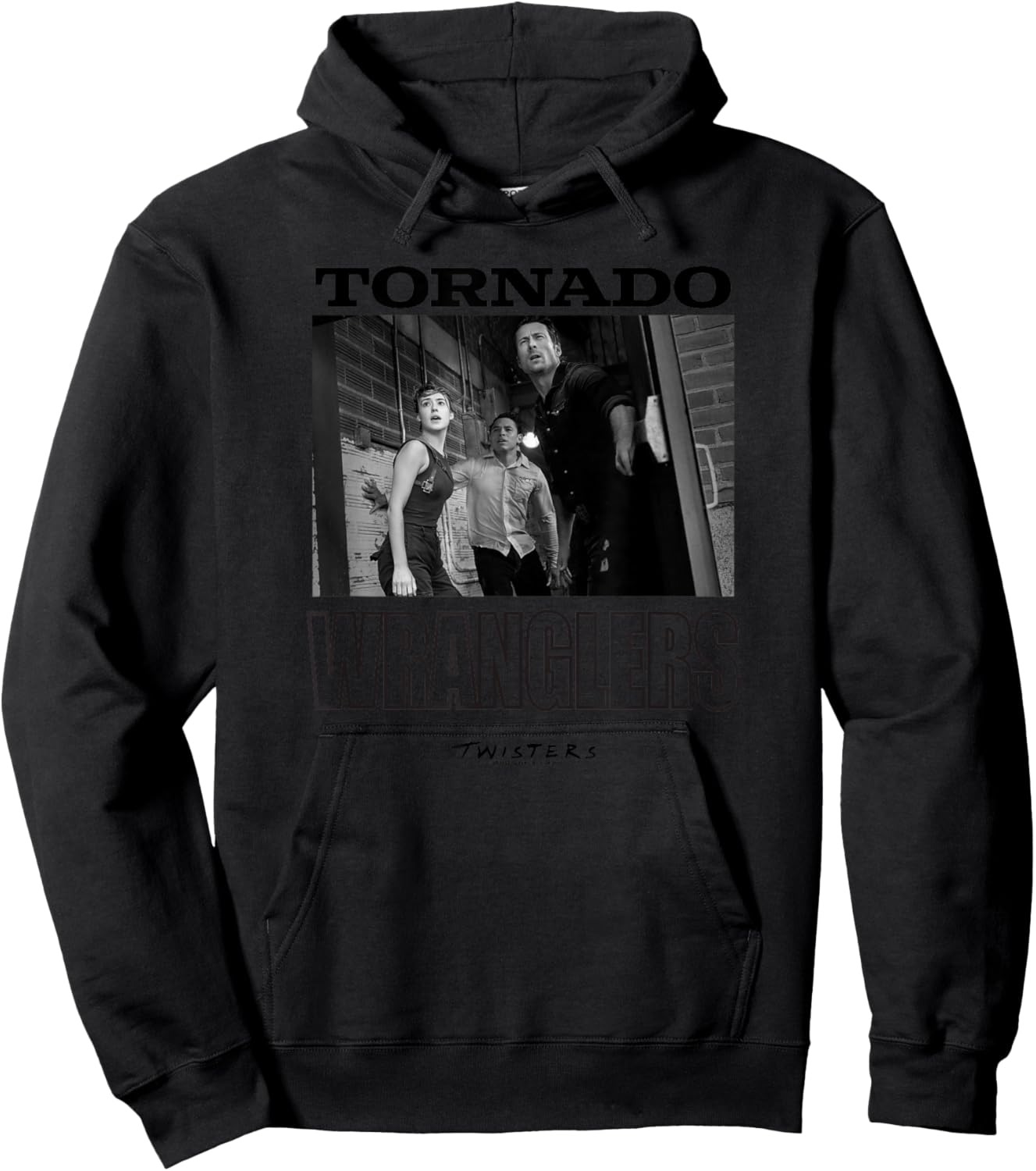 Twisters Tornado Wranglers Tyler Kate & Javi Hoodie - Hoodie | Black