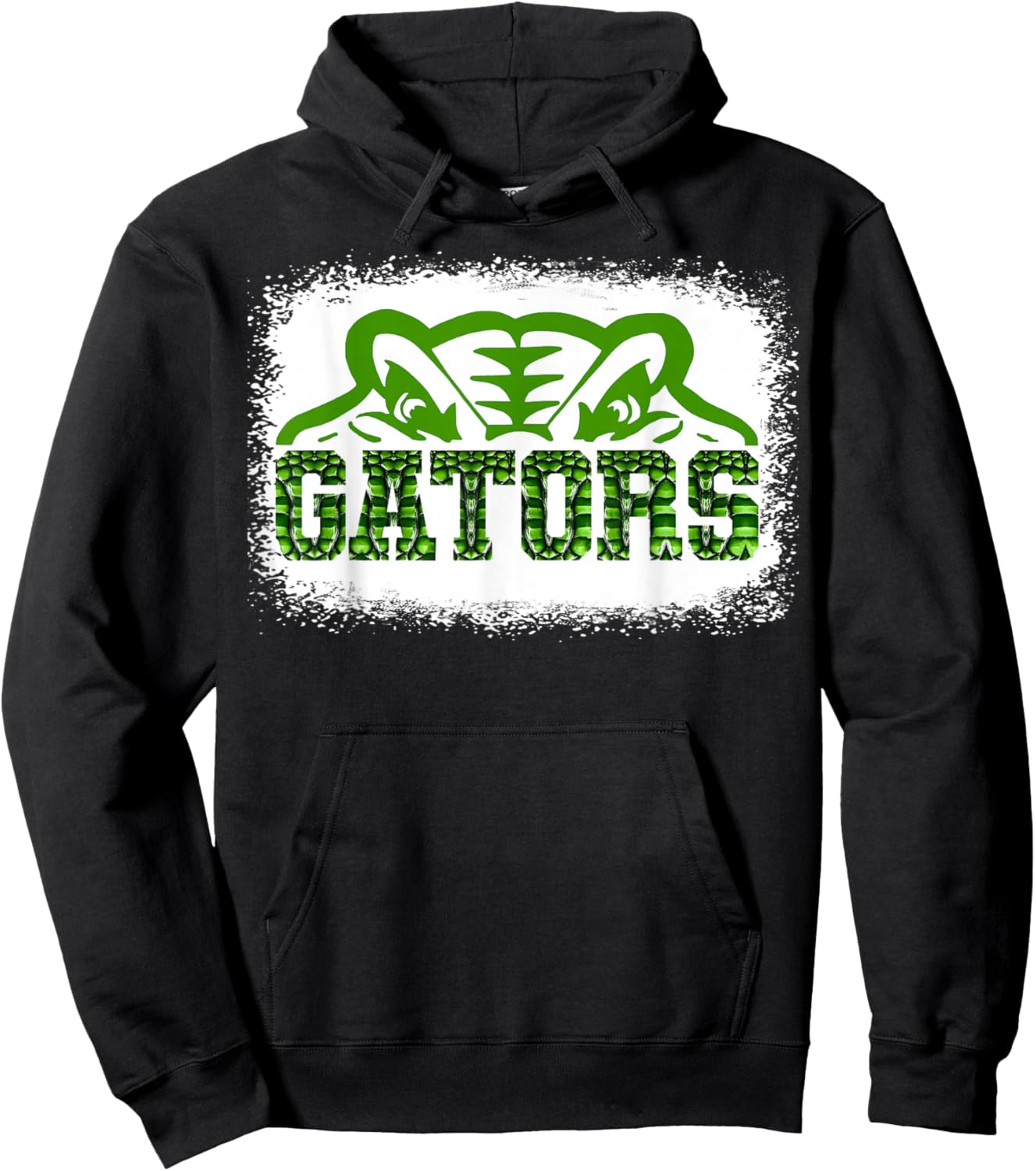 Go Cheer Gator Design Gift Women Girls Boys Kids Hoodie - Hoodie | Black