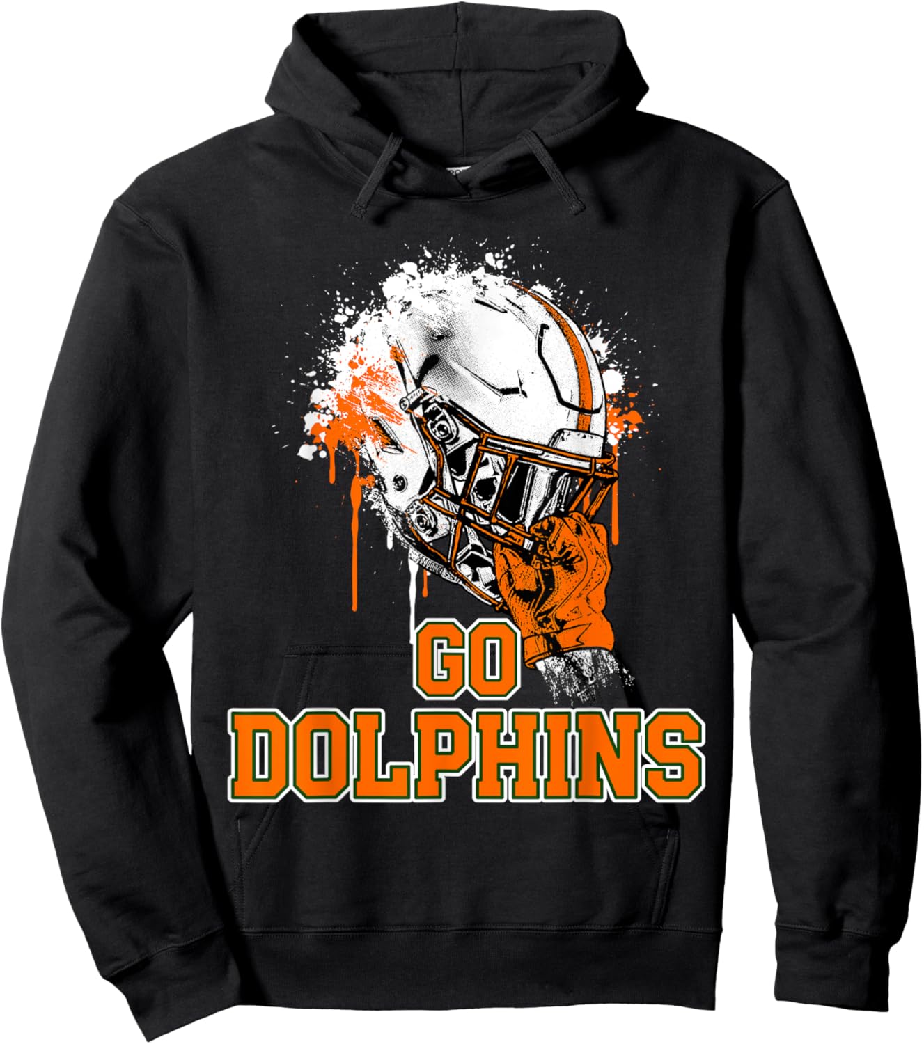 Mosley Dolphins Rising Helmet GO! Hoodie - Hoodie | Black