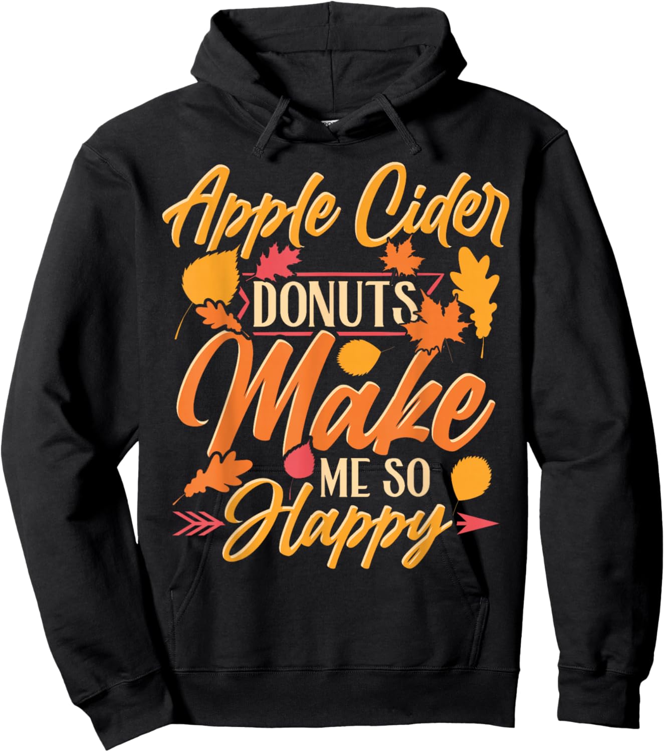 Delicious Apple Cider Donuts Autumn Time Hoodie - Hoodie | Black