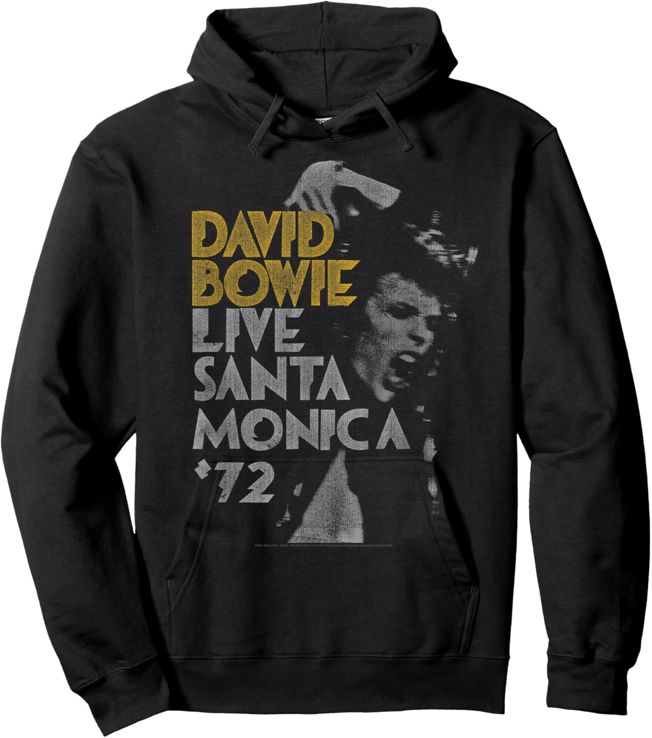 David Bowie - Live Santa Monica '72 Hoodie - Hoodie | Black