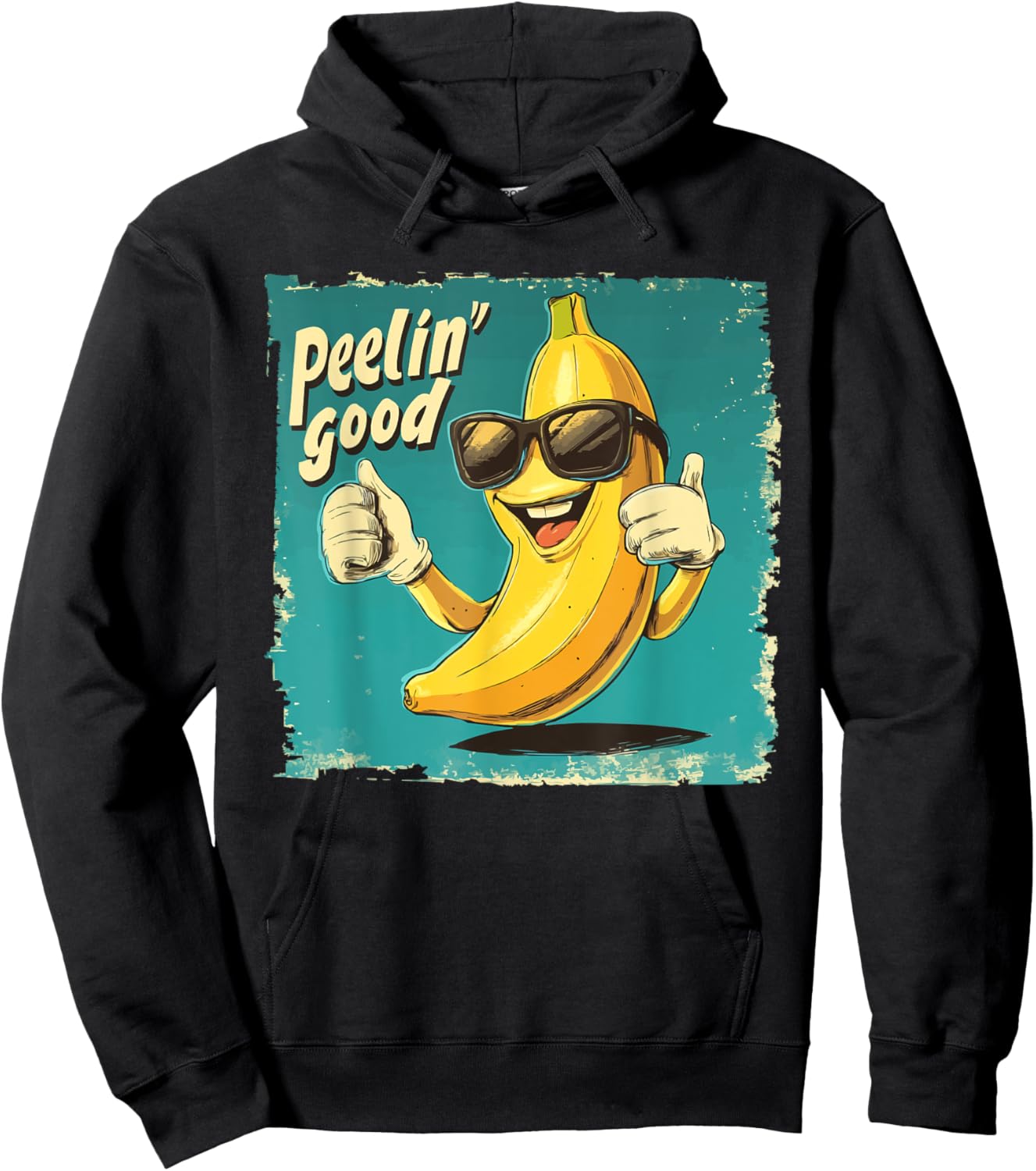 Funny Banana Pun Fruit Lover Banana Jokes Hoodie - Hoodie | Black