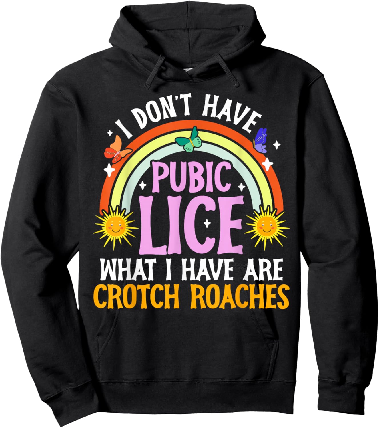 Pubic Lice Survivor Hoodie - Hoodie | Black