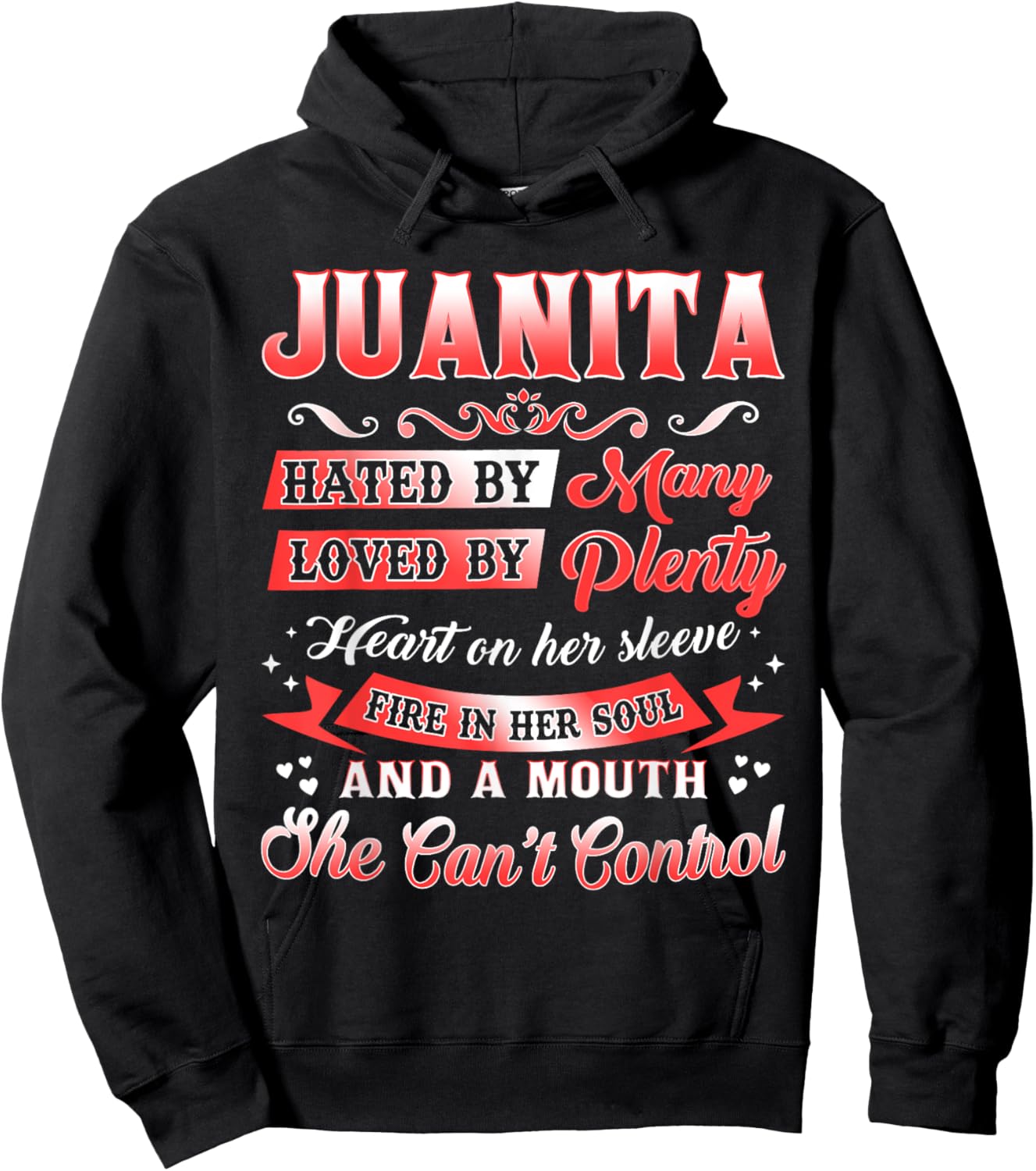 Juanita Name Shirt Personalized Juanita First Name Hoodie - Hoodie | Black