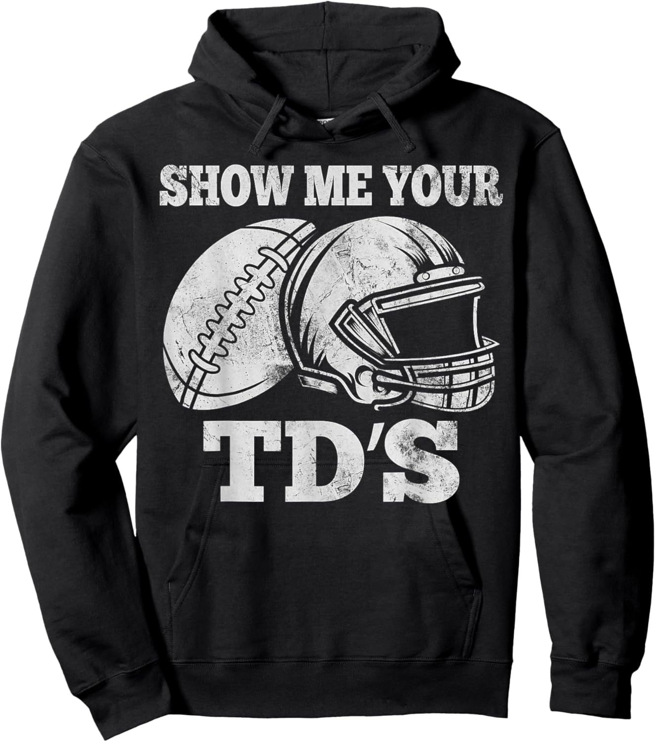 Show Me Your TDS Funny FFL Commissioner Fantasy Football Hoodie - Hoodie | Black