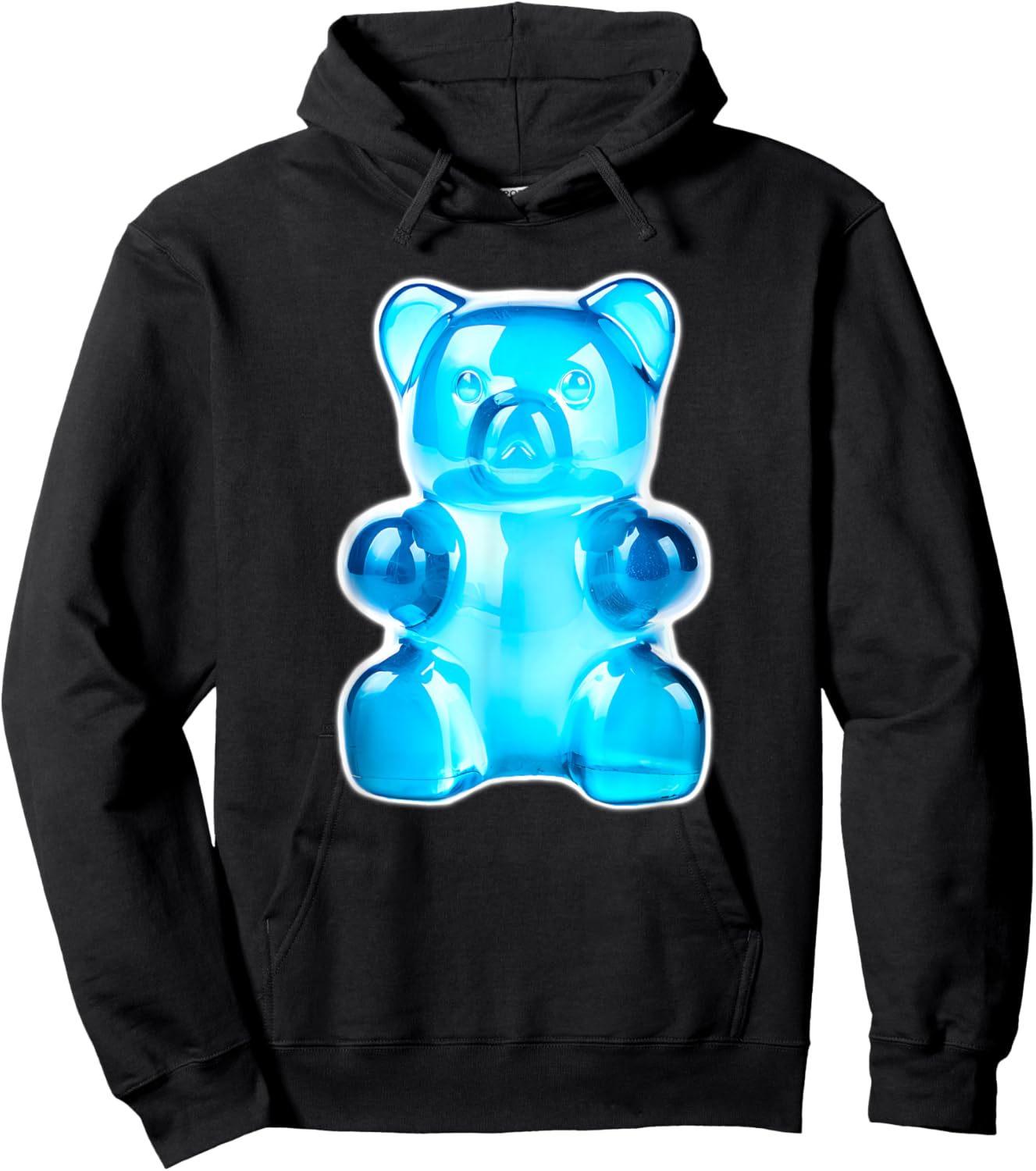 Blue Gummy Bear Candy Hoodie - Hoodie | Black