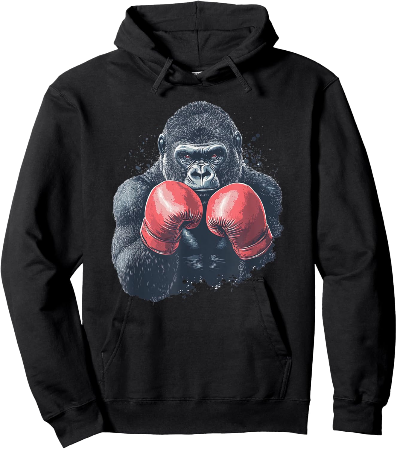 Gorilla in Boxing Gloves - Boxing Training Hoodie - Hoodie | Black
