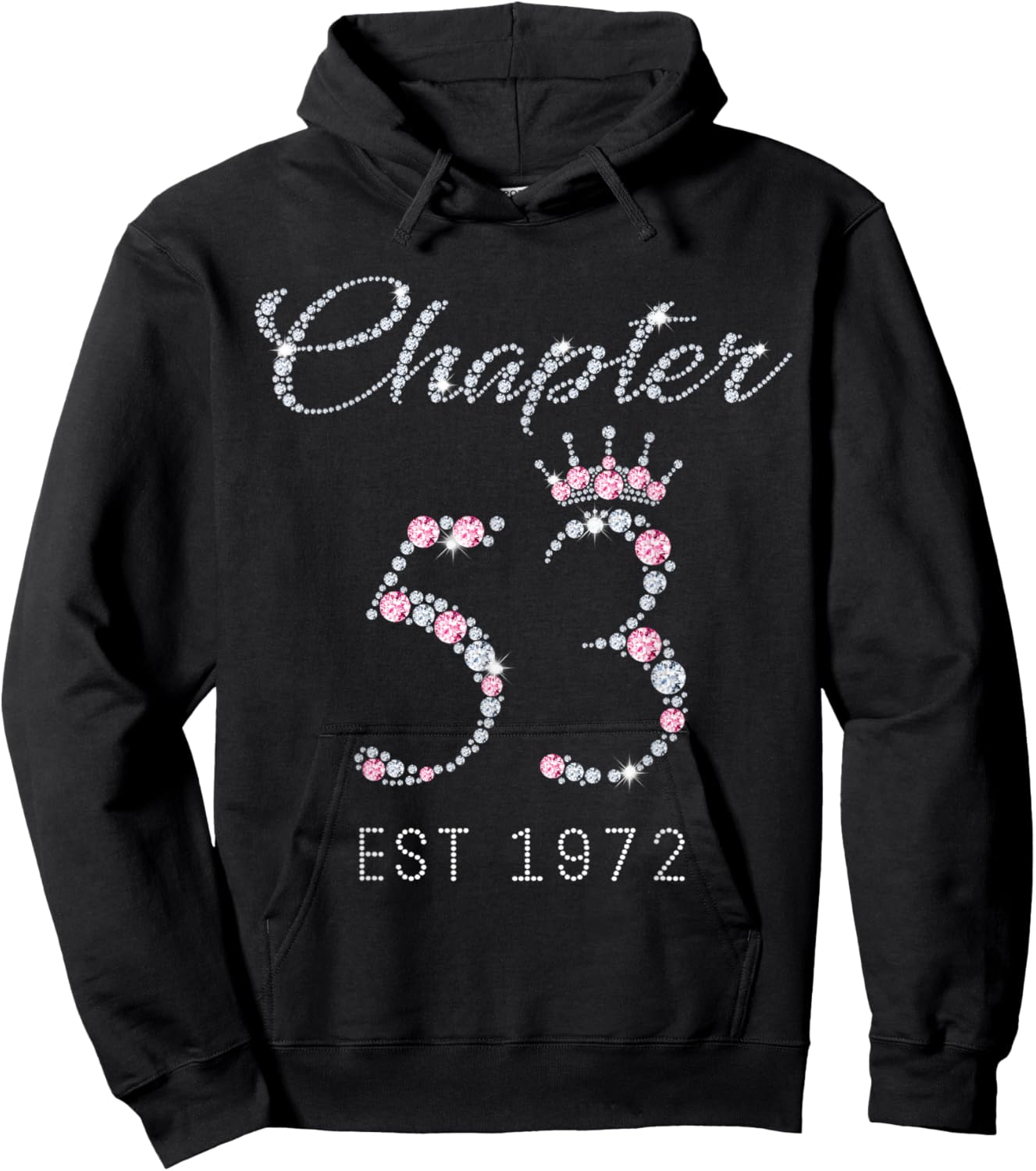 Chapter 53 EST 1972 53rd Birthday Gift Hoodie - Hoodie | Black