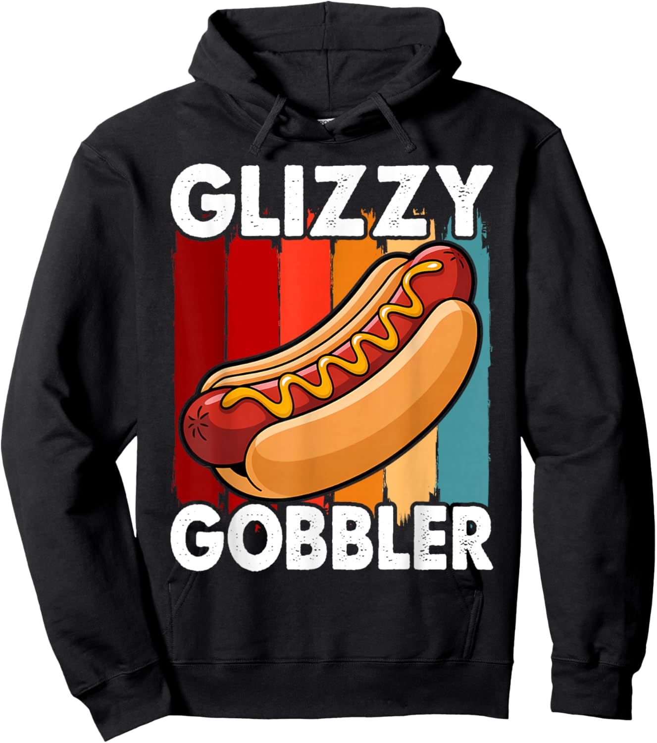 Funny Hot - Dog Glizzy Gobbler Number One Glizzy Gladiator Hoodie - Hoodie | Black