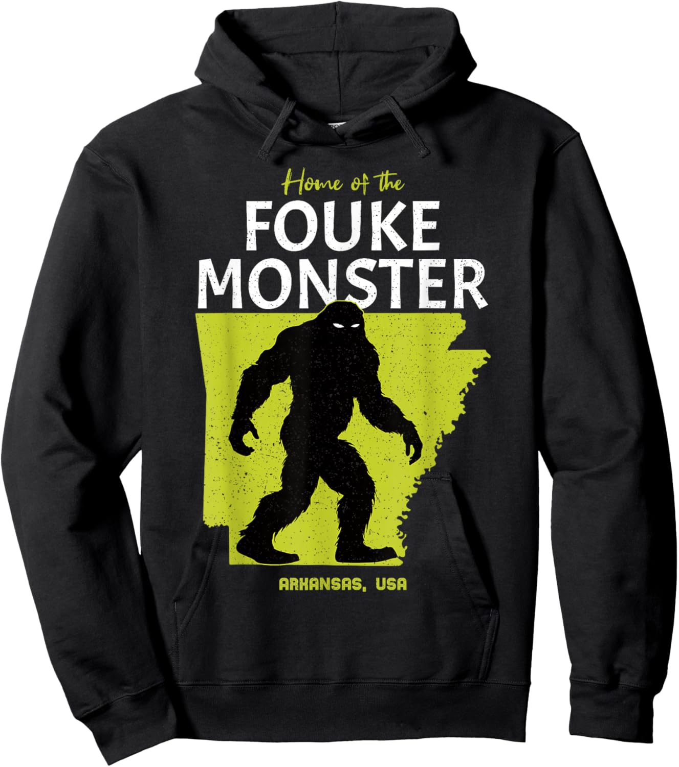 Fouke Monster Arkansas State American Cryptid Hoodie - Hoodie | Black