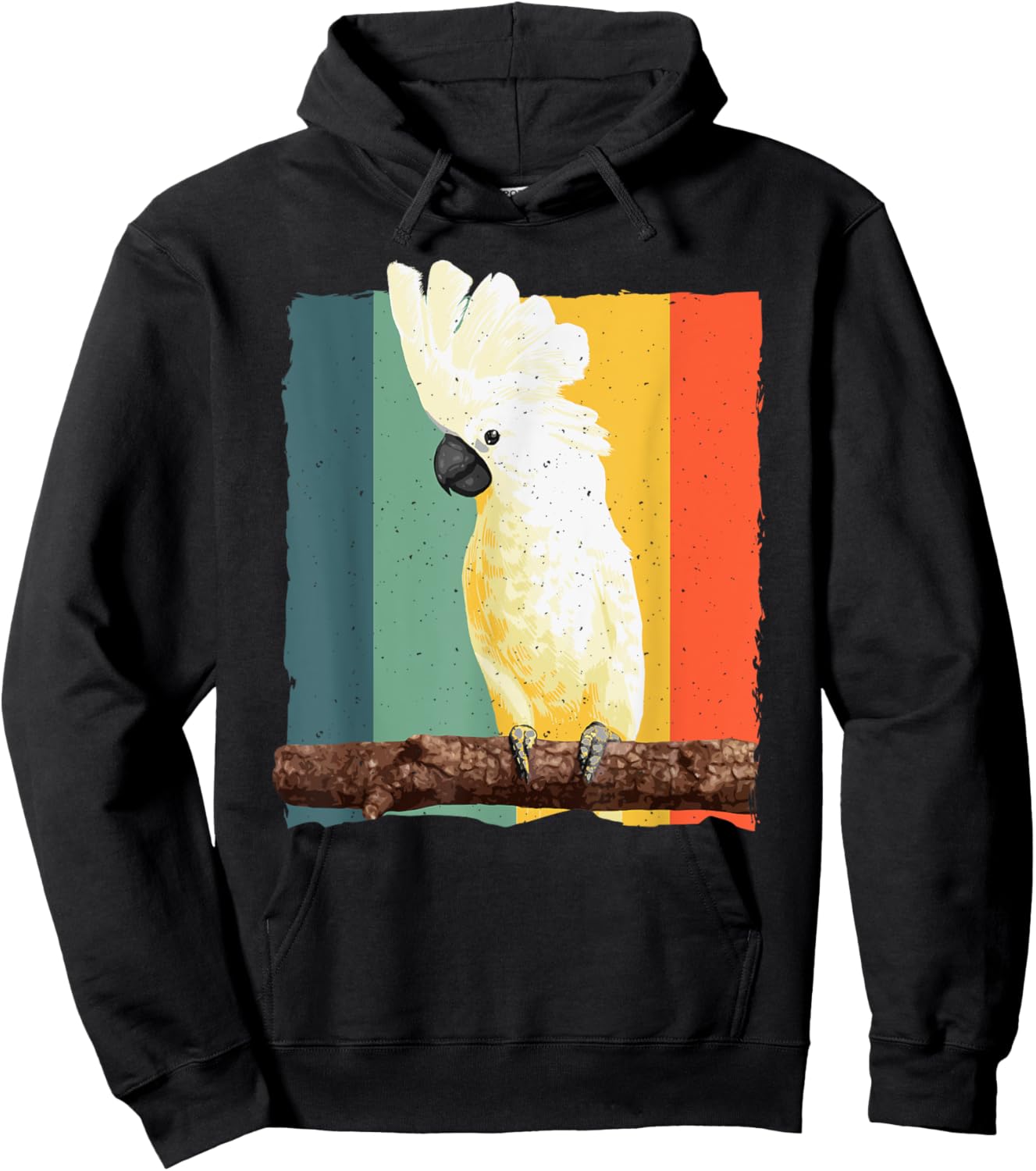Cool Cockatoo Art Women Parrot Lover Goffin Cockatoo Hoodie - Hoodie | Black