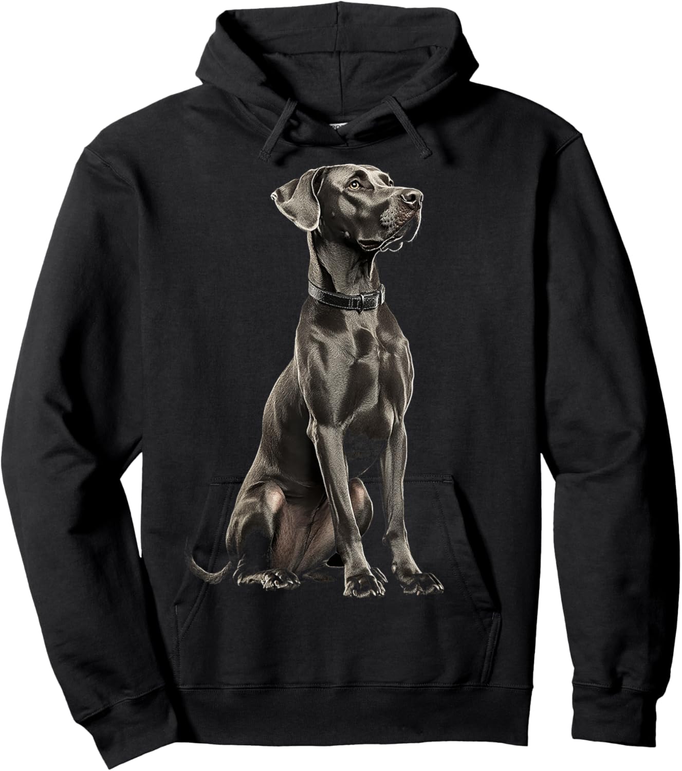 Great Dane Dog Graphic Pet Artwork Great Dane Men Women Kids Hoodie - Hoodie | Black