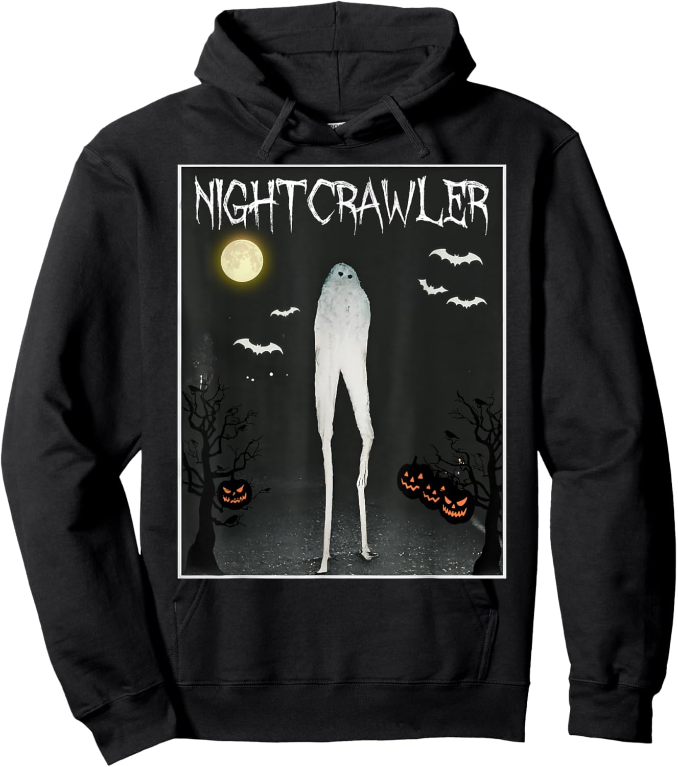 Haunted Walking Pants Cryptid Fresno Nightcrawler Halloween Hoodie - Hoodie | Black