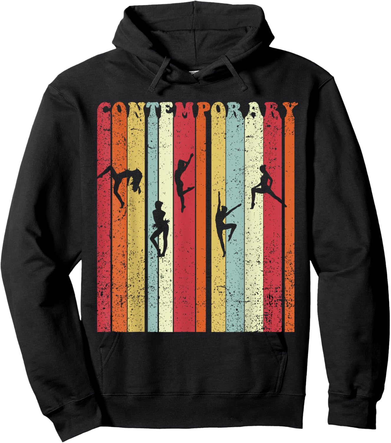 Contemporary Dancing Retro Dance Lover Dancer Men Women Hoodie - Hoodie | Black