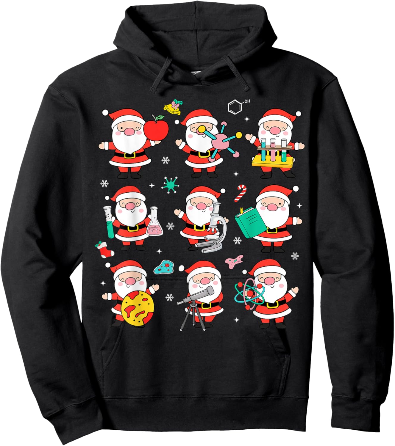 T-Shirt Hoodie - Hoodie | Black