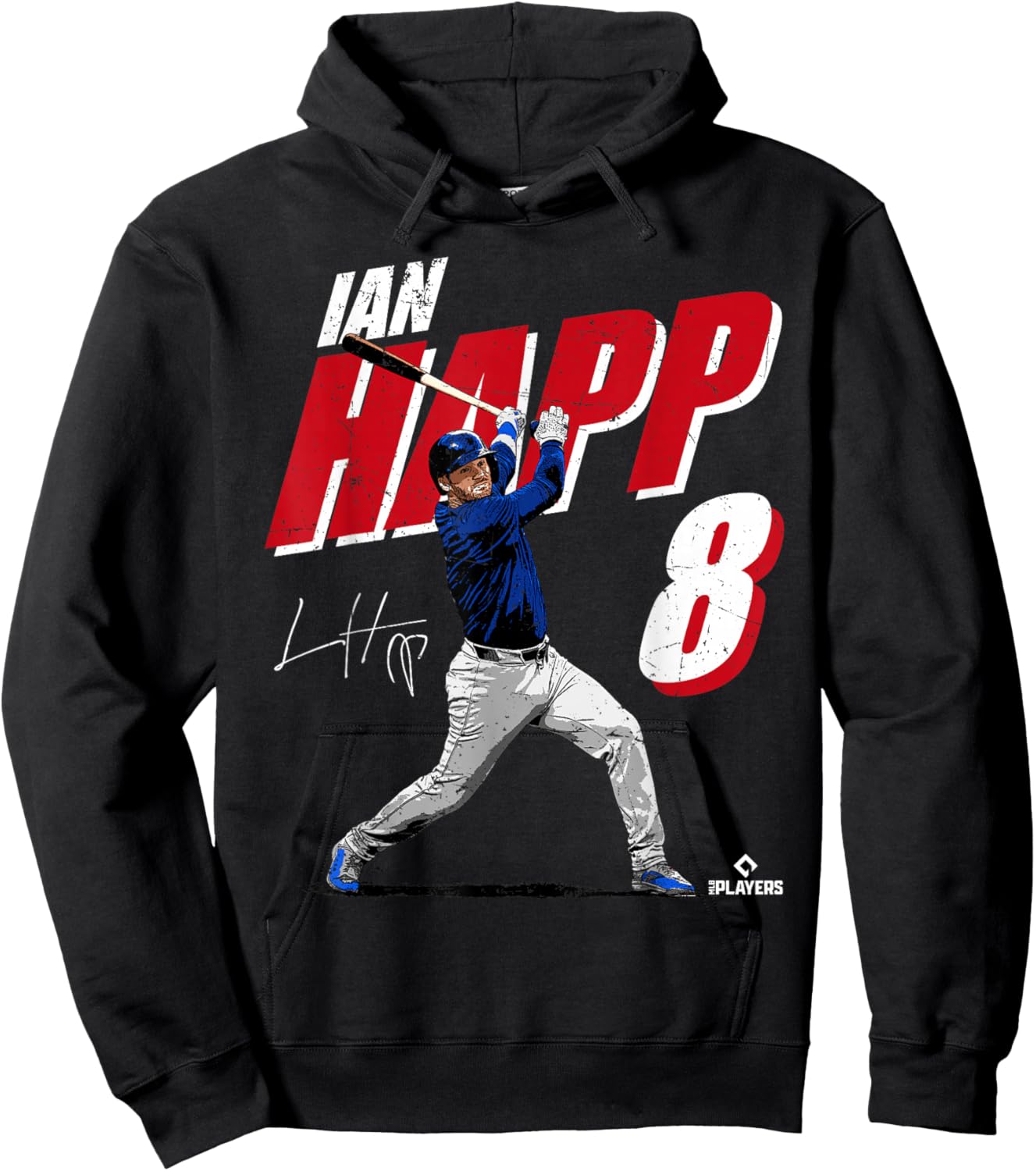 Ian Happ | Chicago Baseball Players | MLBIHP3001 Hoodie - Hoodie | Black