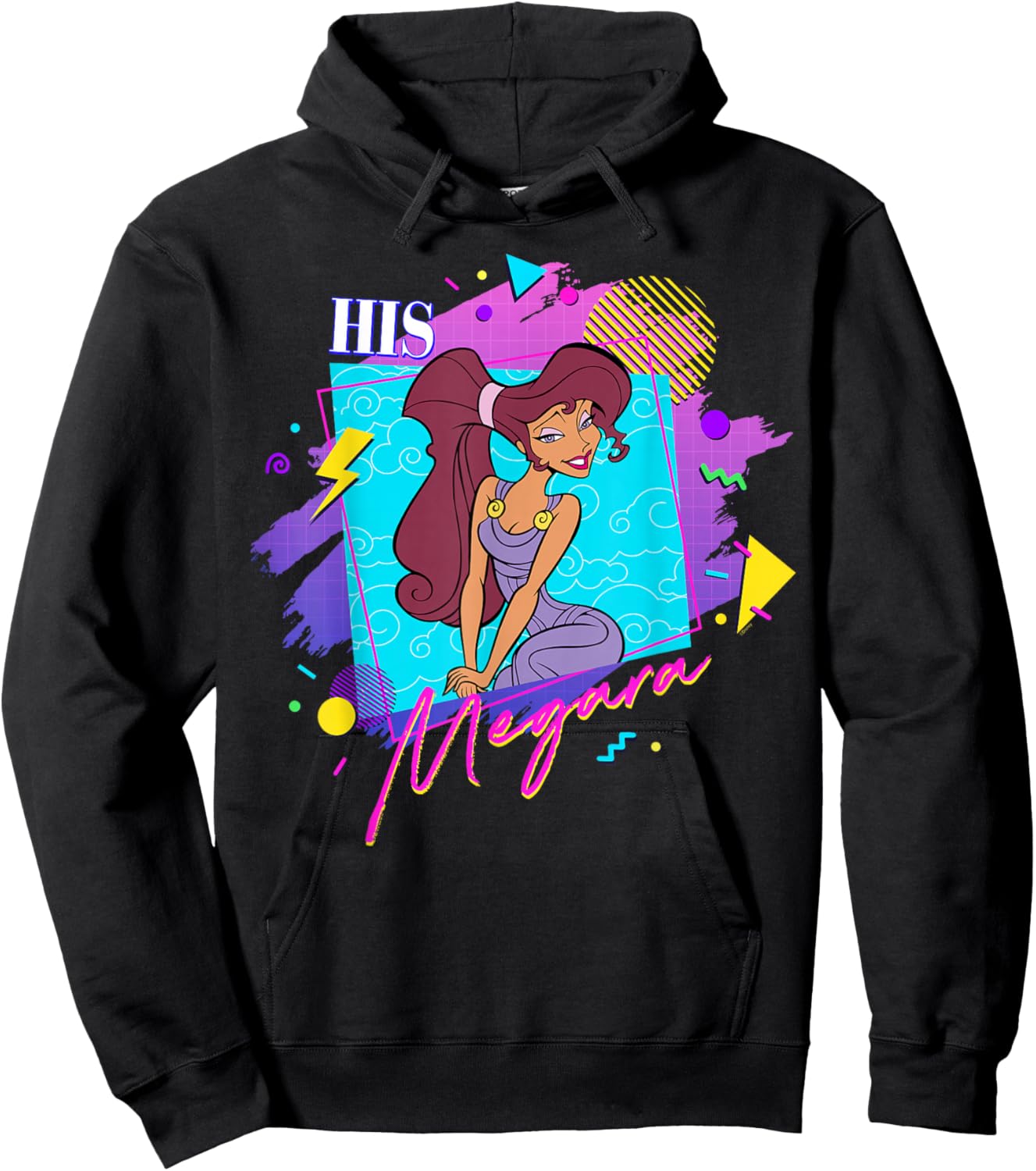 Disney Hercules Valentine’s Couples Matching His Megara Hoodie - Hoodie | Black