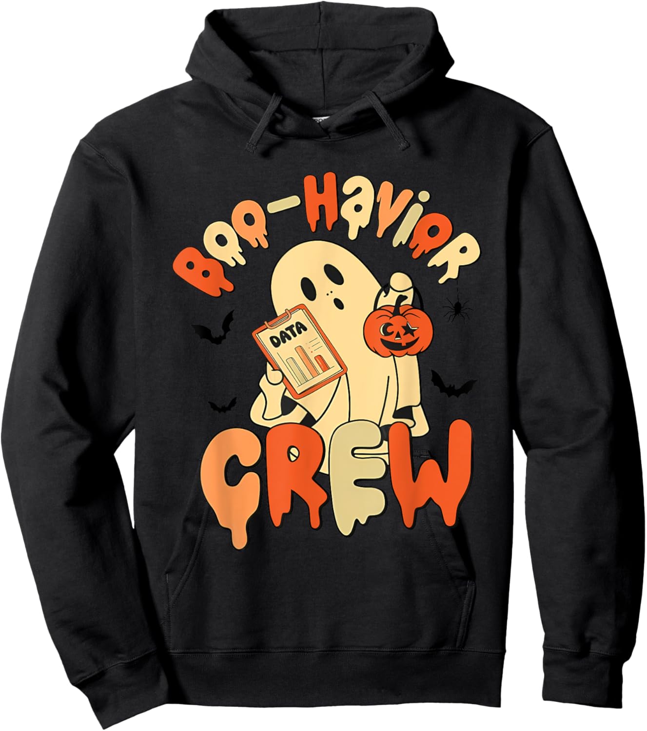 Behavior Therapist Shirt Boo-havior Crew Behavior analyst Hoodie - Hoodie | Black